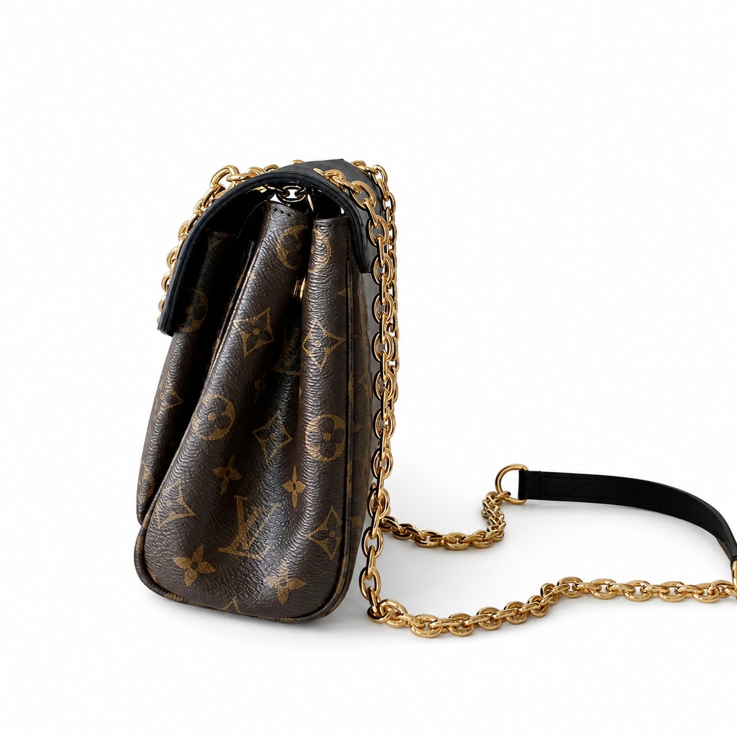 Louis Vuitton Large Canvas Leather Handbag