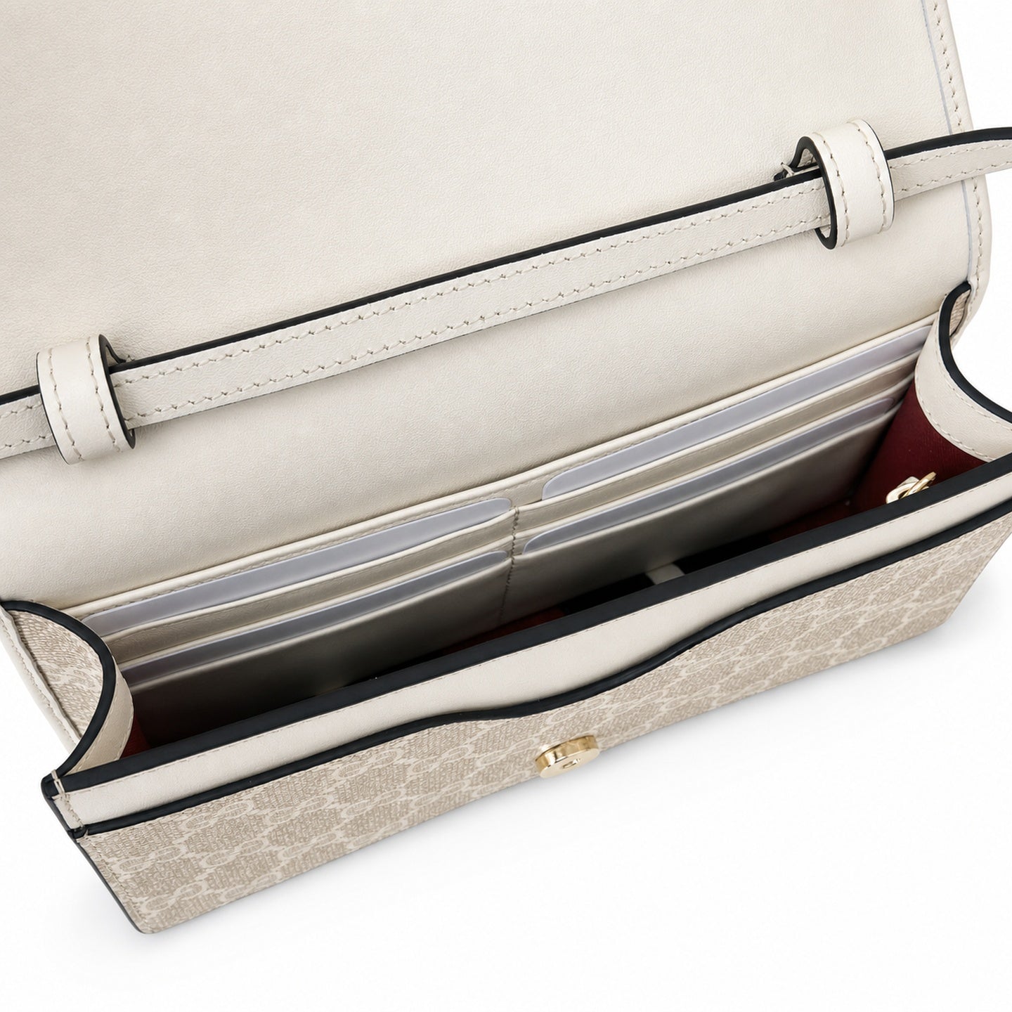 Gucci Small Leather White Beige Pink Shoulder Bag