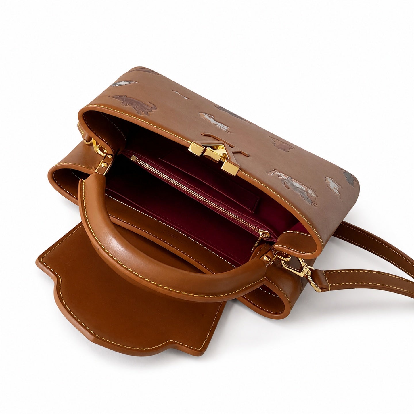 Louis Vuitton Grace Coddington Leather Handbag