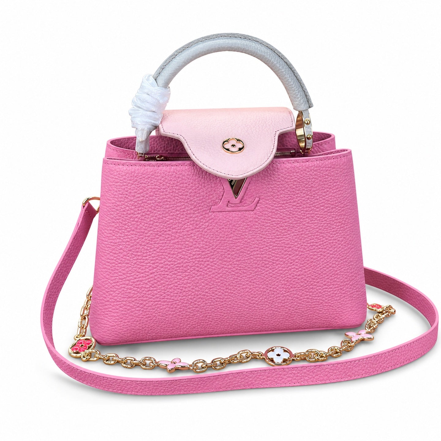 Louis Vuitton Capucines Small Pink Handbag