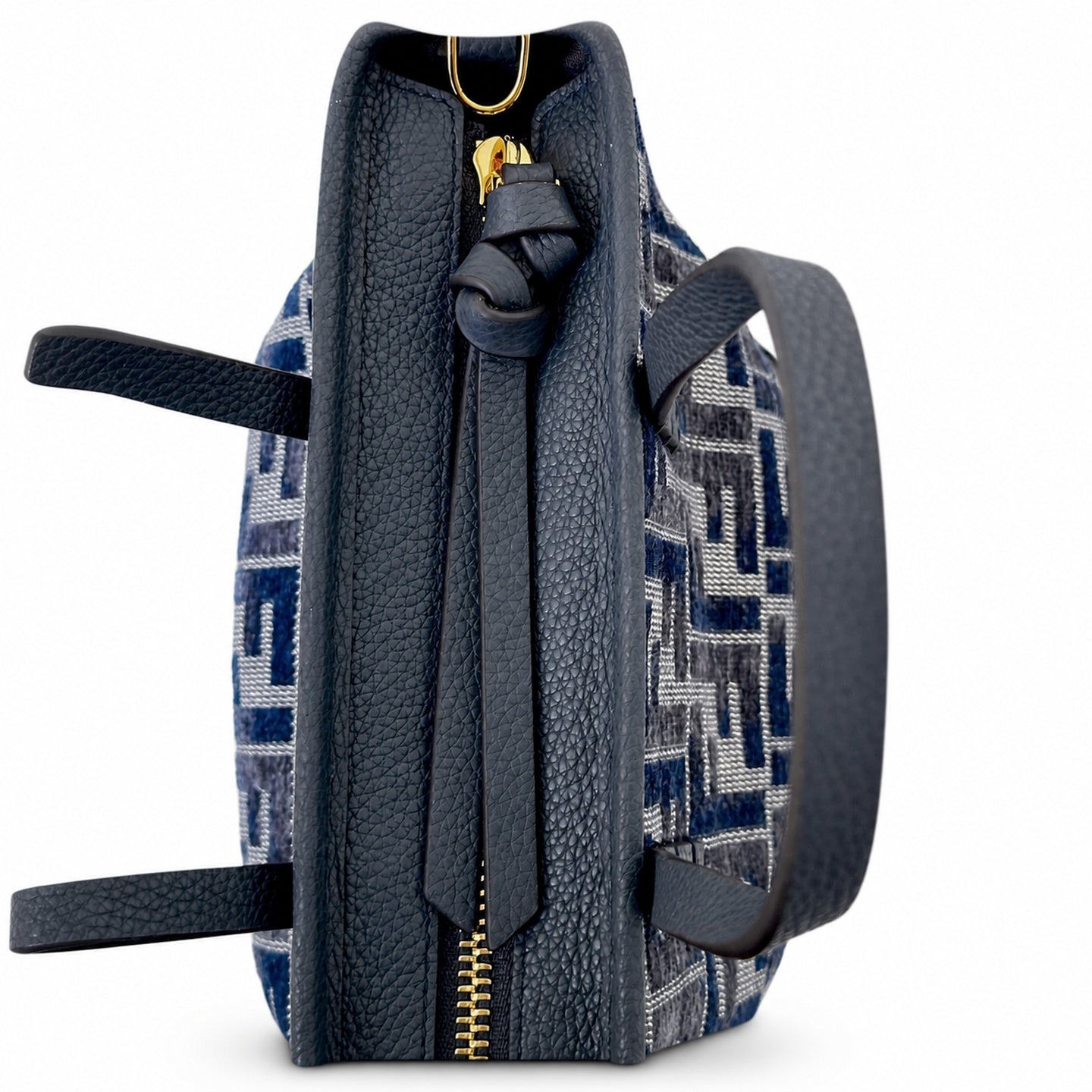 Fendi Mini Leather Blue Bag