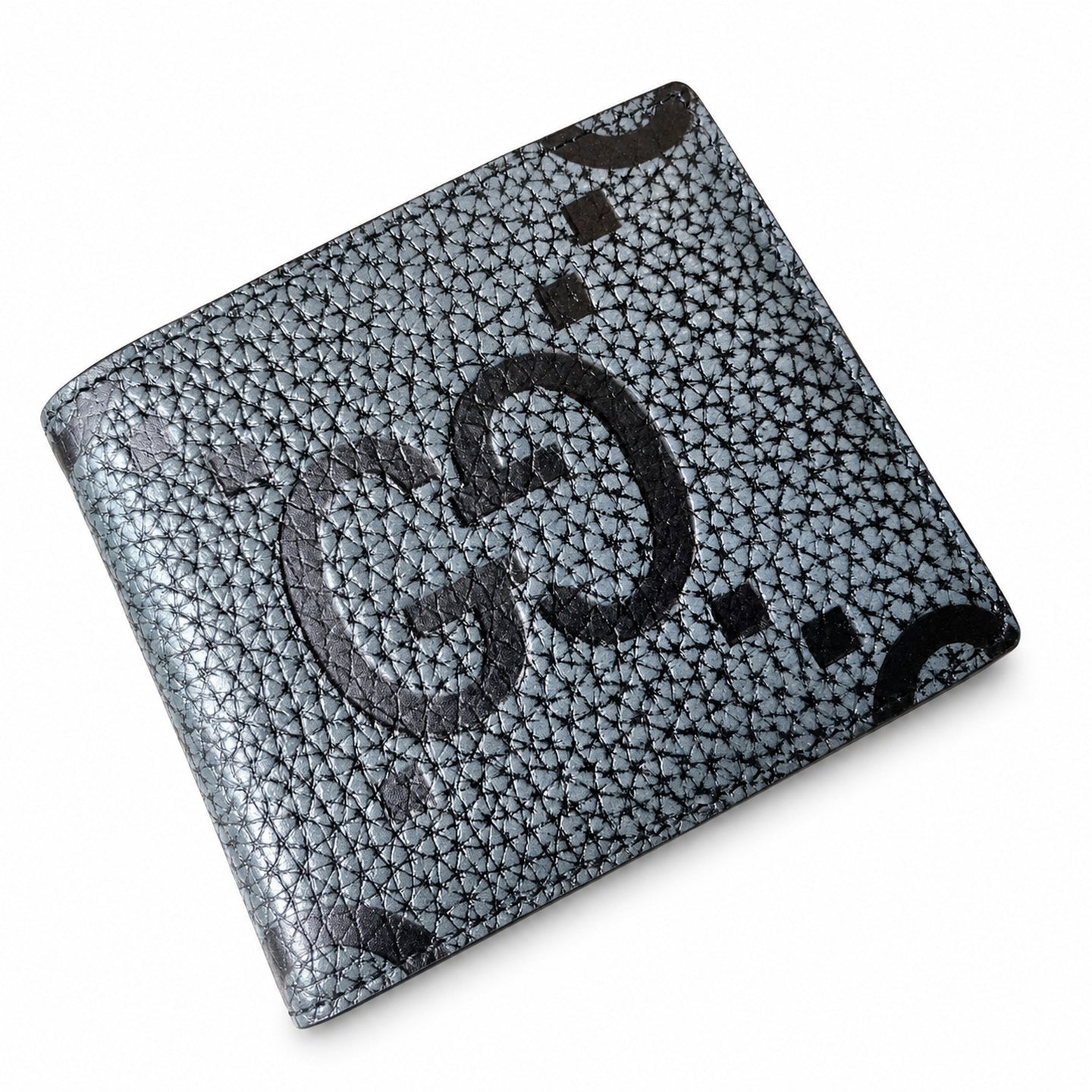 Gucci Leather Black Gray Charm