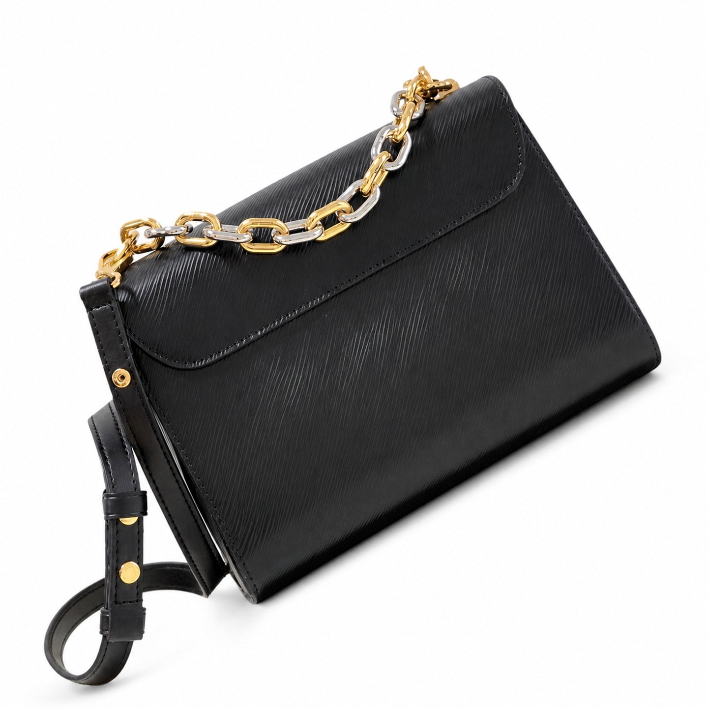 Louis Vuitton Twist Medium Gold Silver Handbag