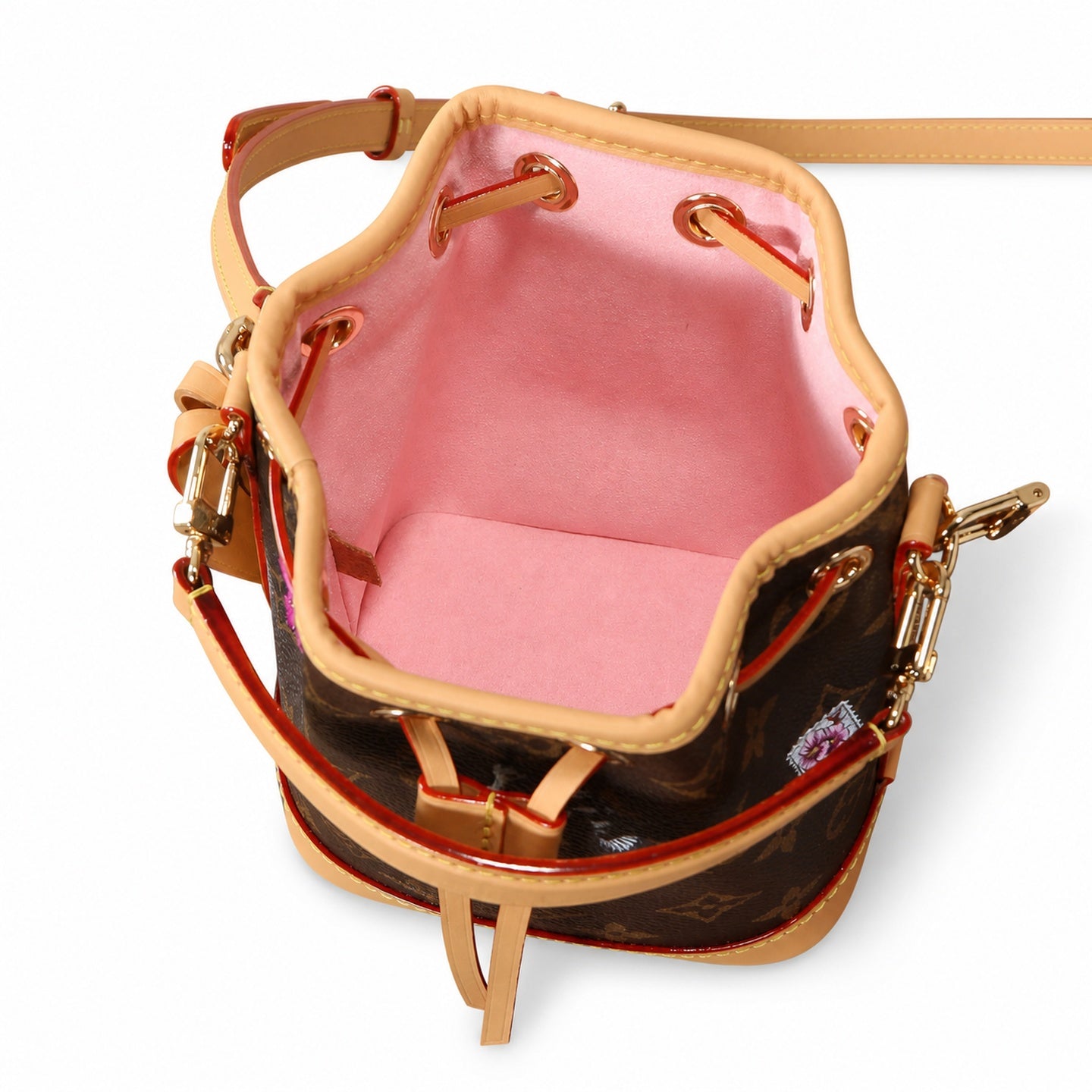 Louis Vuitton Noe Canvas Leather Handbag
