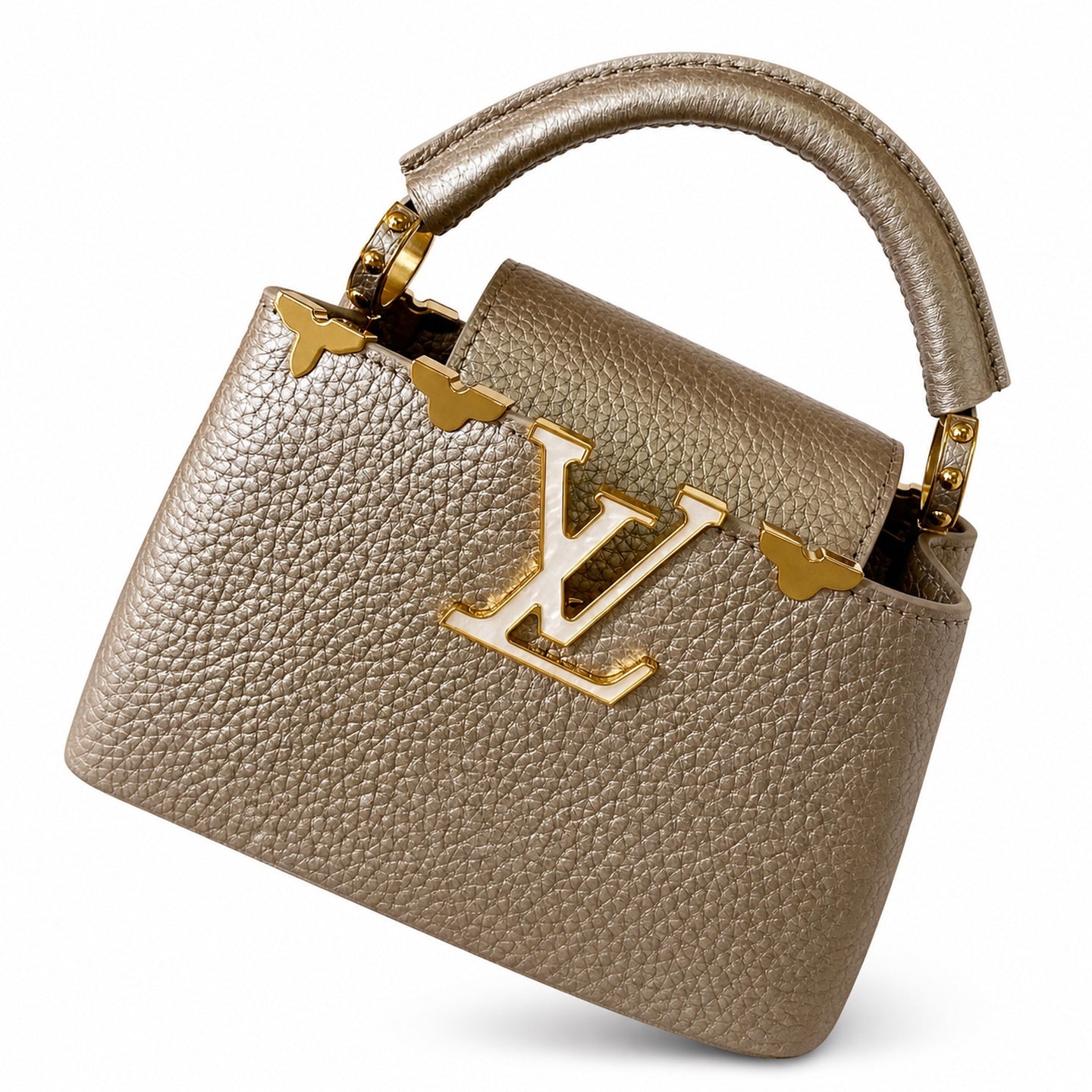 Louis Vuitton Capucines Mini Leather Handbag