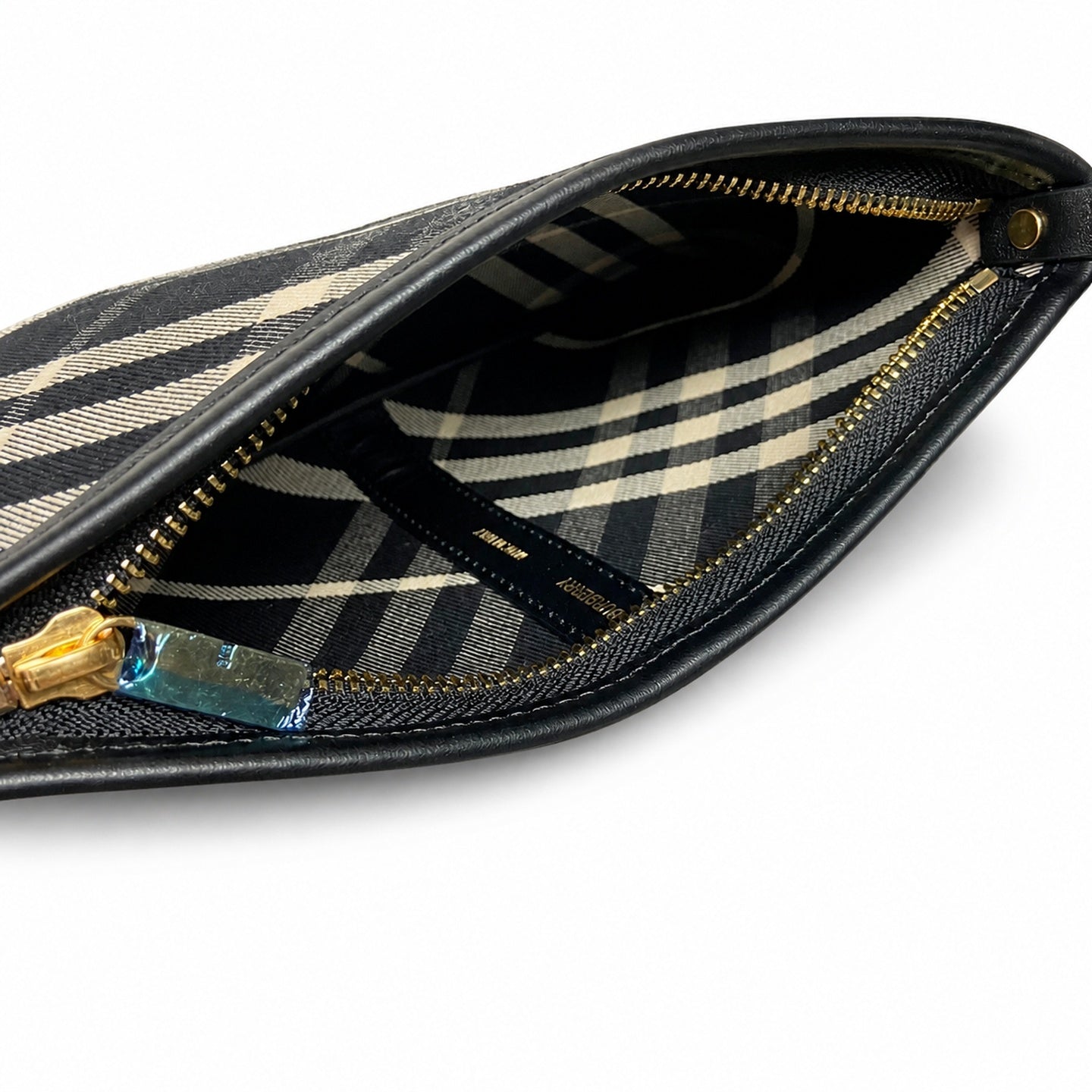 Burberry Cotton Check Tote Bag