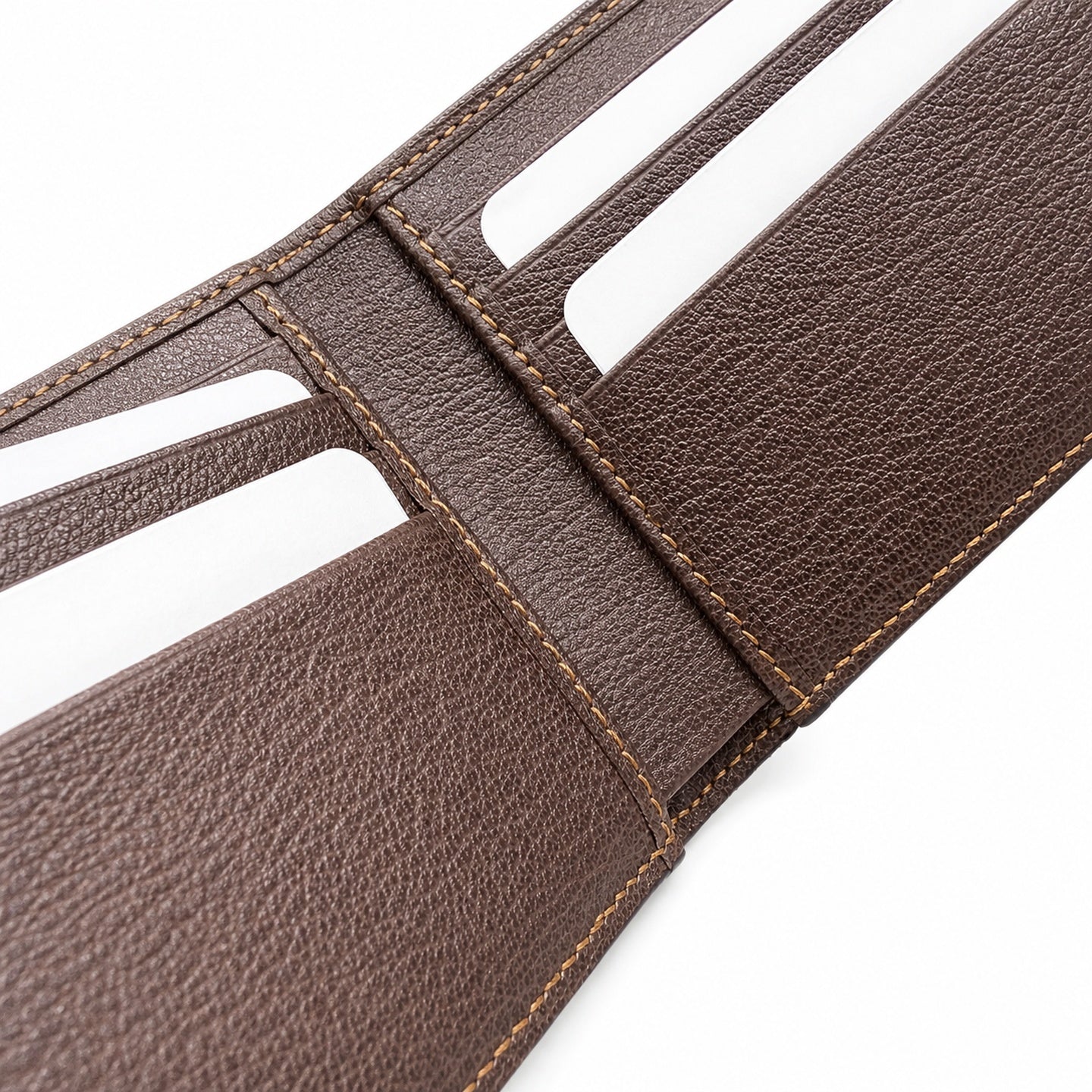 Gucci Canvas Leather Brown Gold Wallet