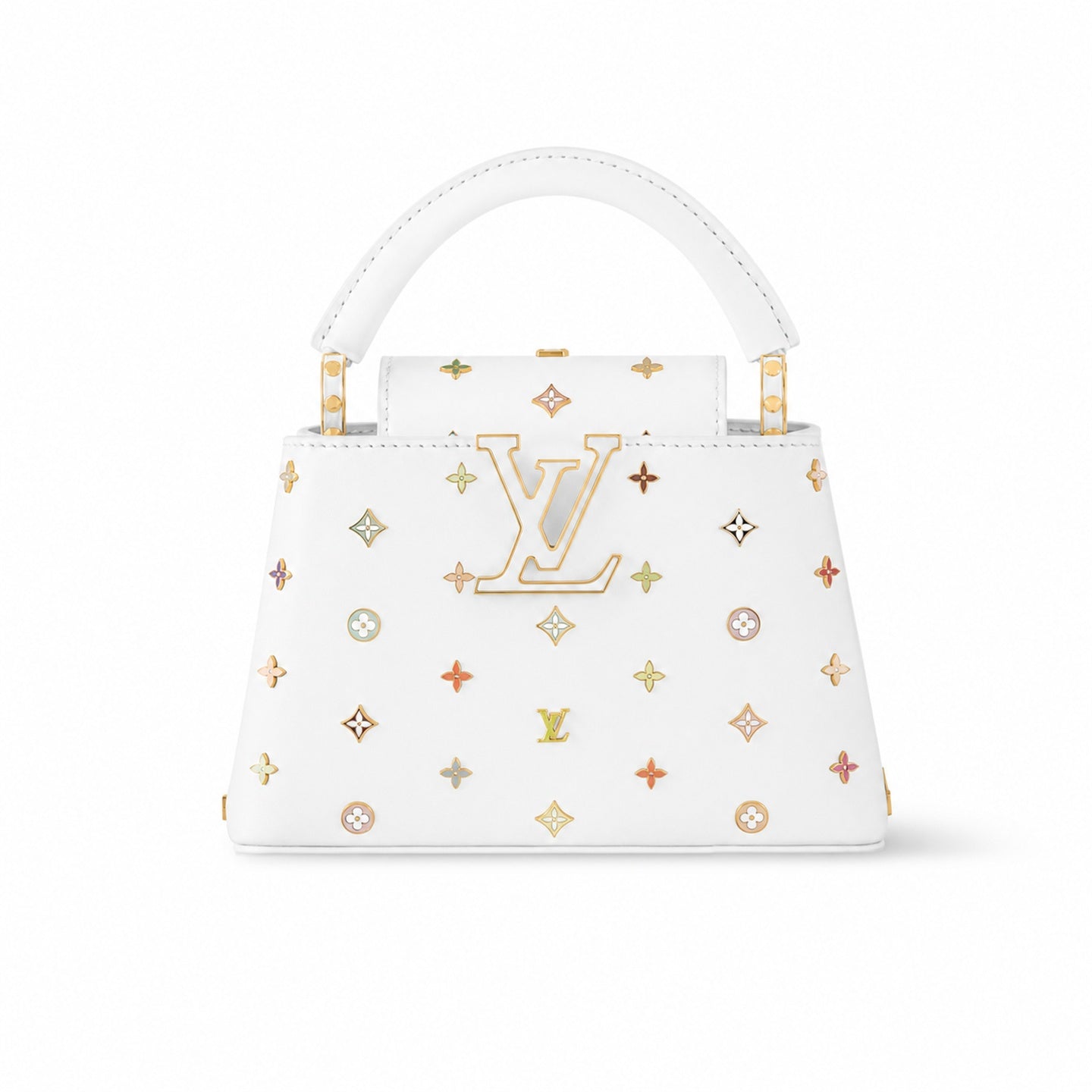 Louis Vuitton Capucines Takashi Murakami Leather Handbag