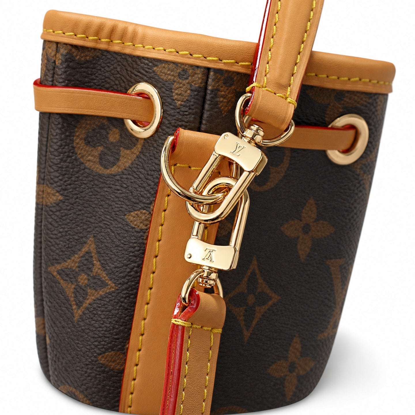 Louis Vuitton Noe Canvas Leather Handbag