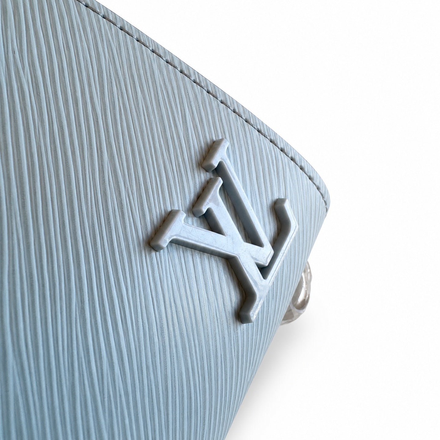 Louis Vuitton Mini Jacquard Leather Blue Handbag