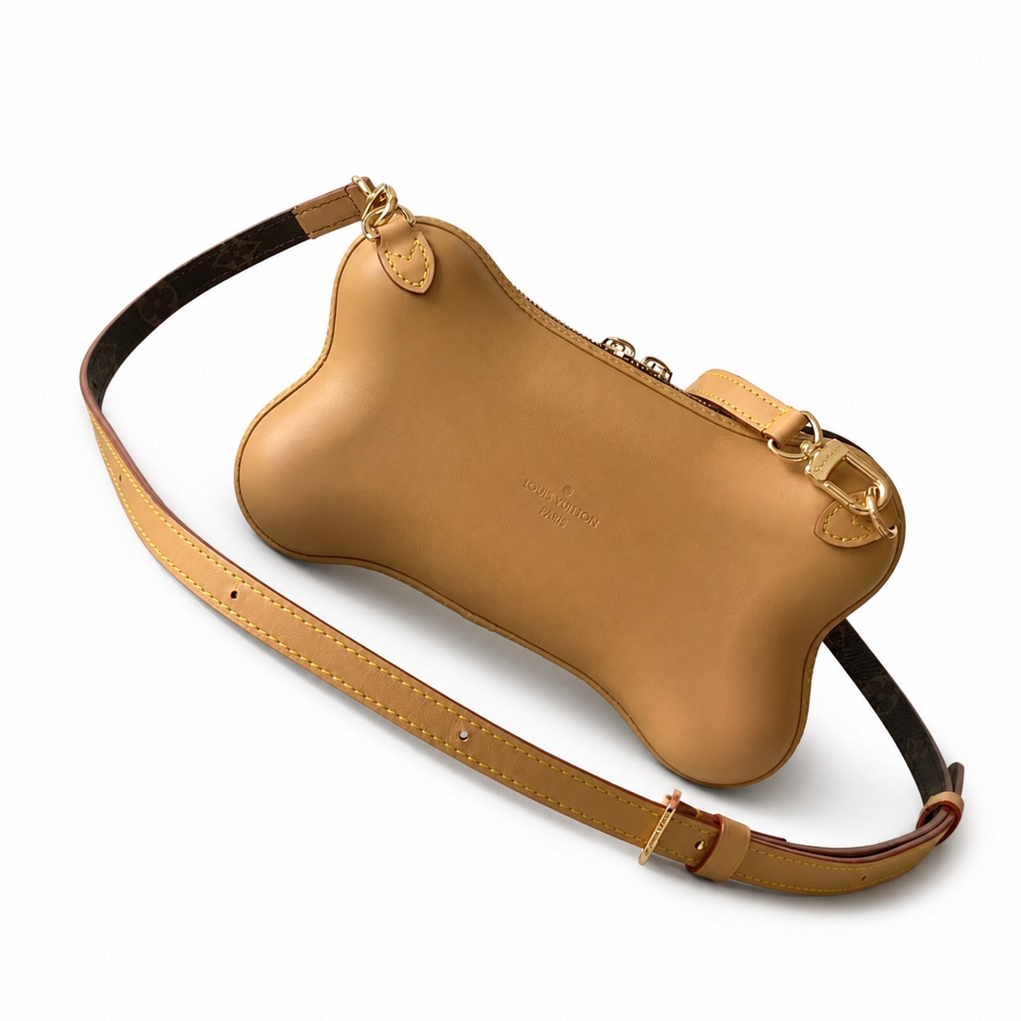 Louis Vuitton Mini Canvas Leather Handbag