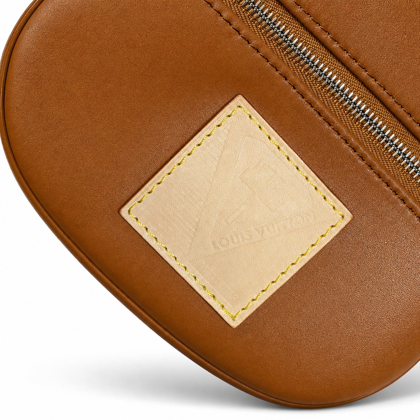 Louis Vuitton Suede Leather Brown Handbag