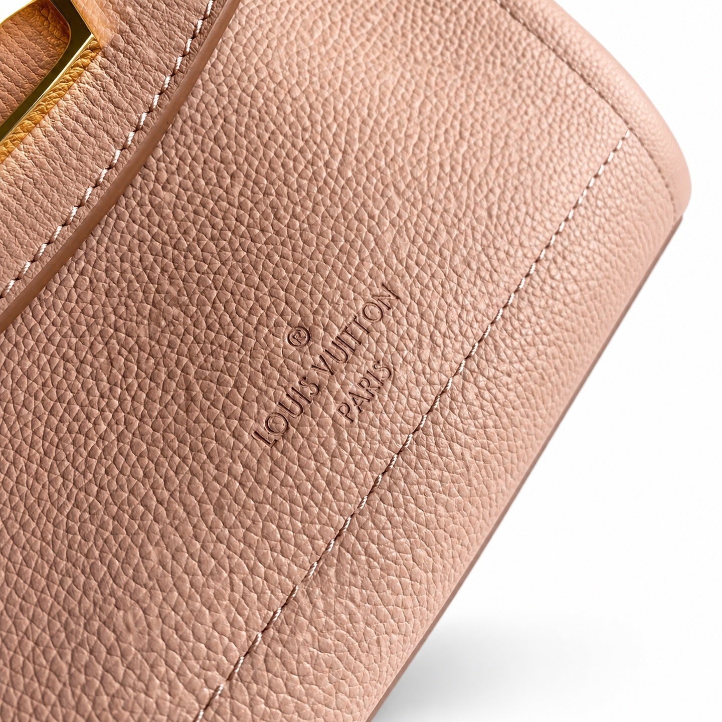 Louis Vuitton LockMe Mini Leather Pink Handbag