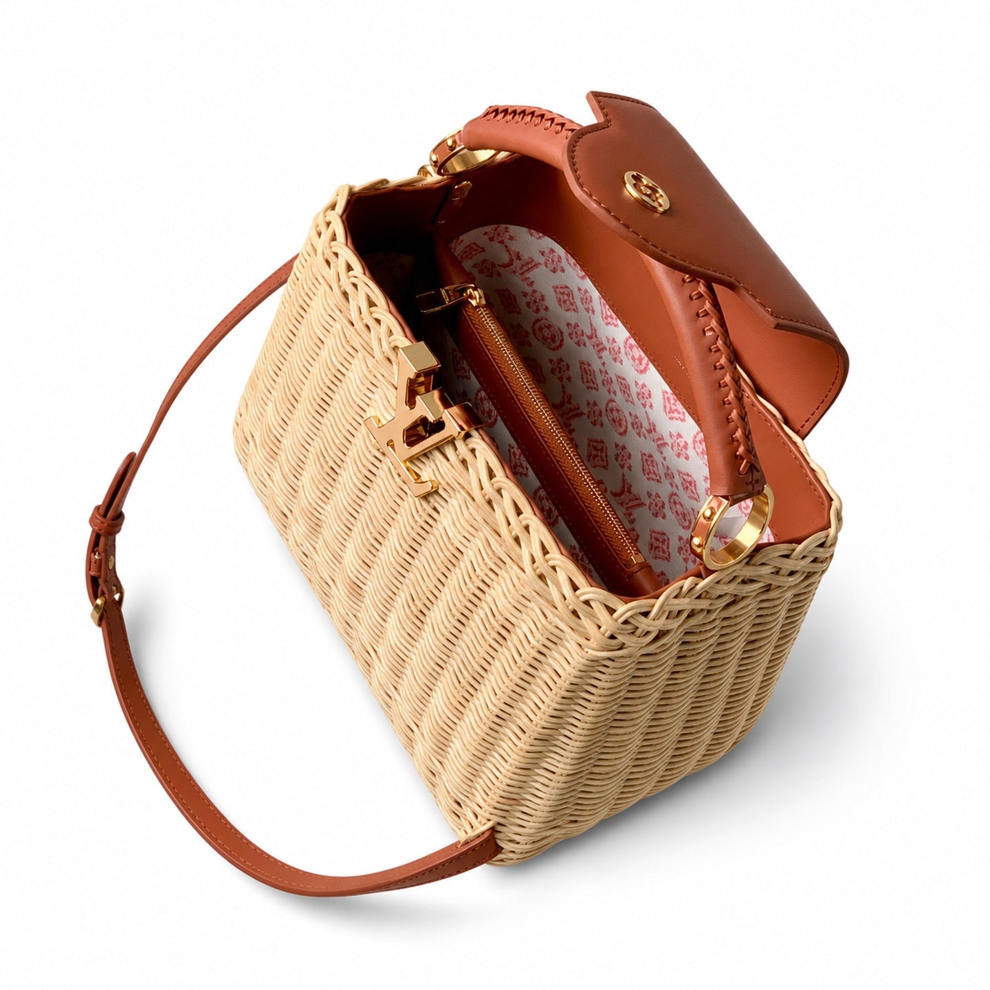 Louis Vuitton Capucines Small Brown Handbag