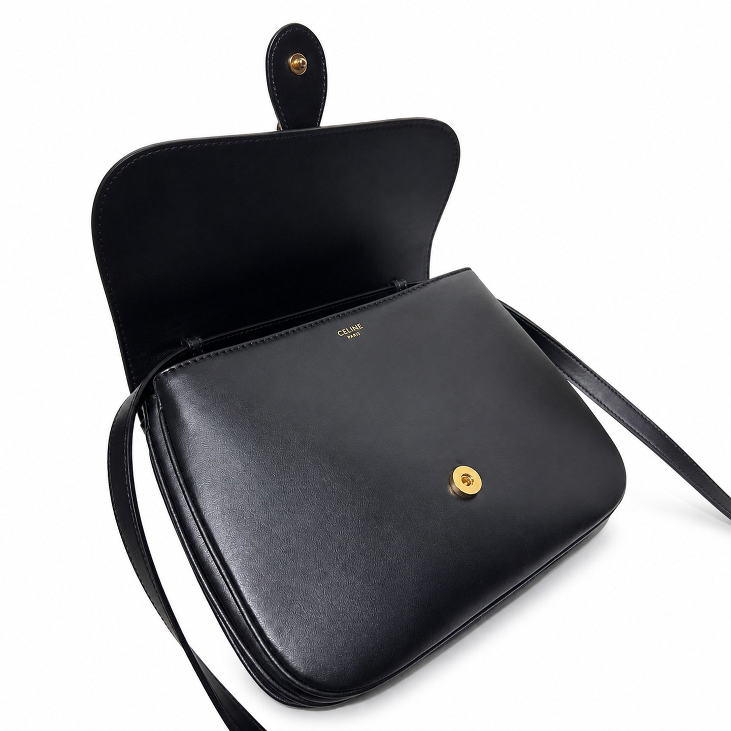 Celine Leather Messenger Bag