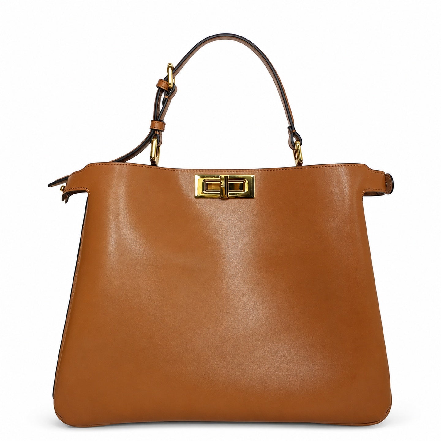 Fendi Peekaboo Soft Large Velvet Leather Handbag