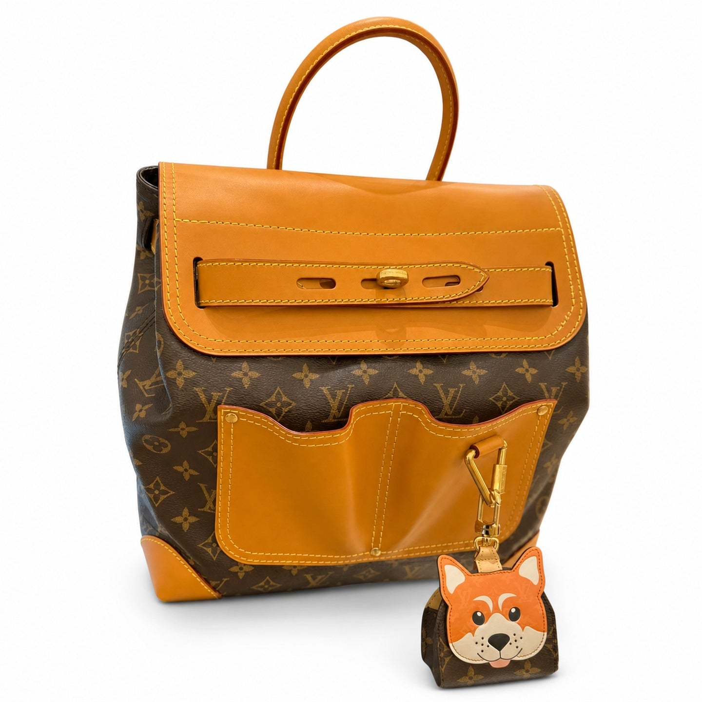 Louis Vuitton Leather Brown Handbag