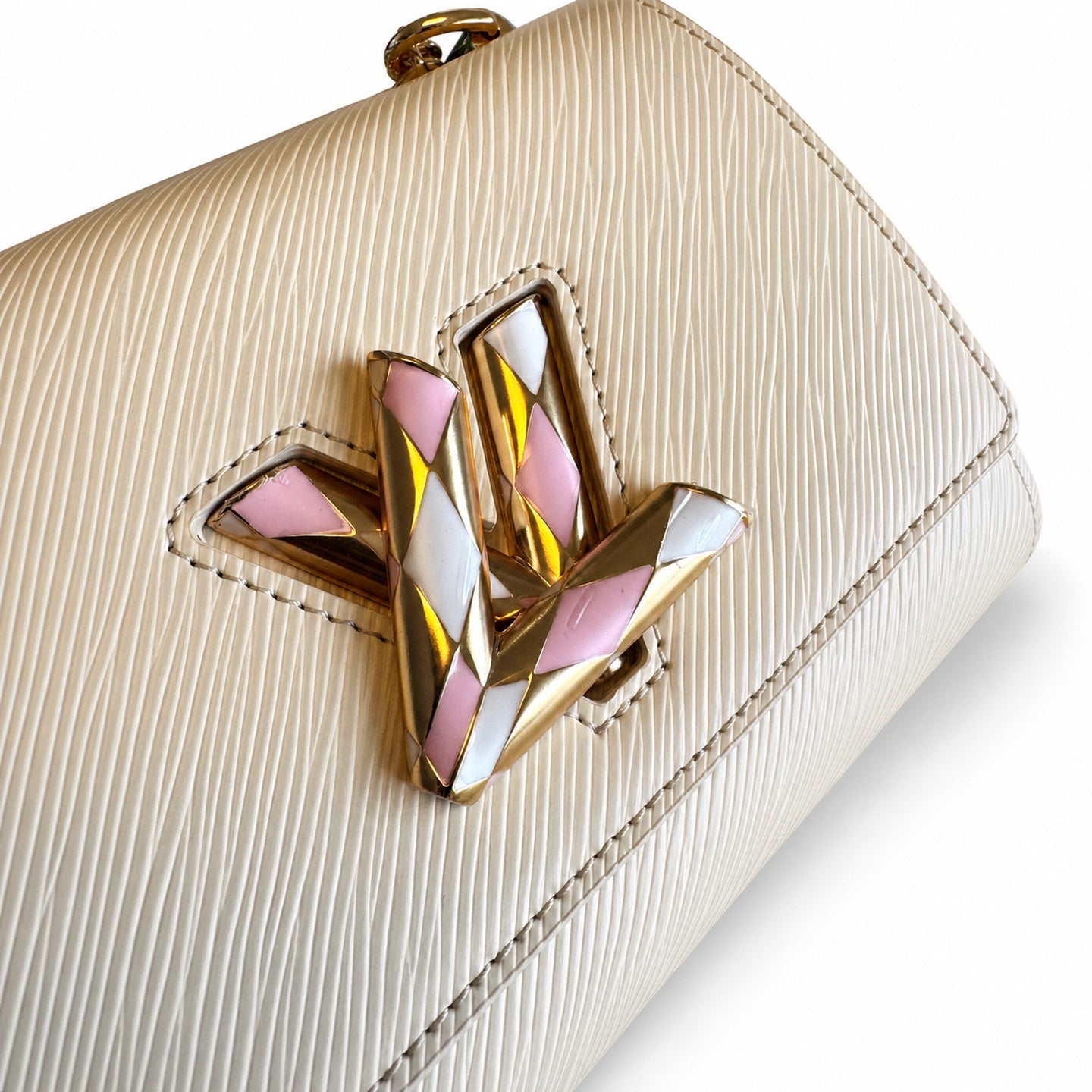 Louis Vuitton Twist Small Leather White Handbag