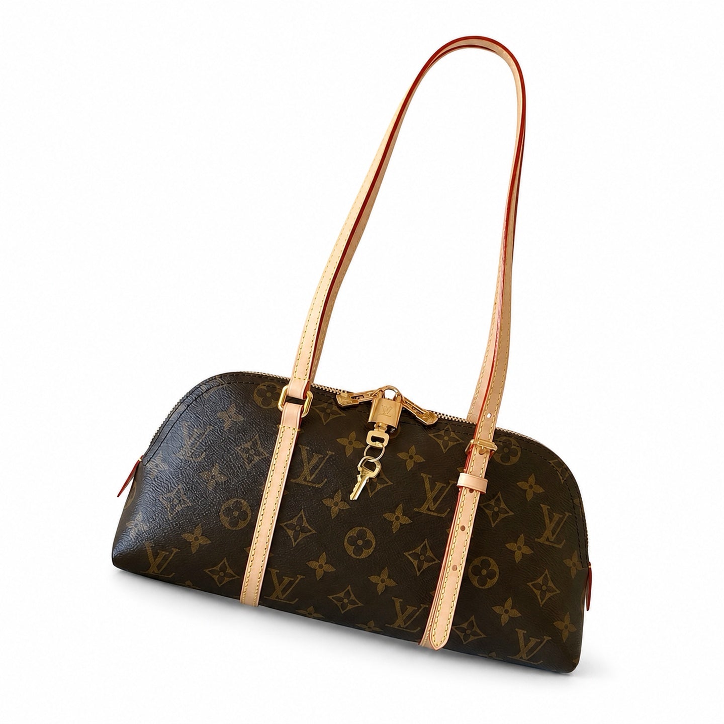 Louis Vuitton Speedy Silk Gold Handbag