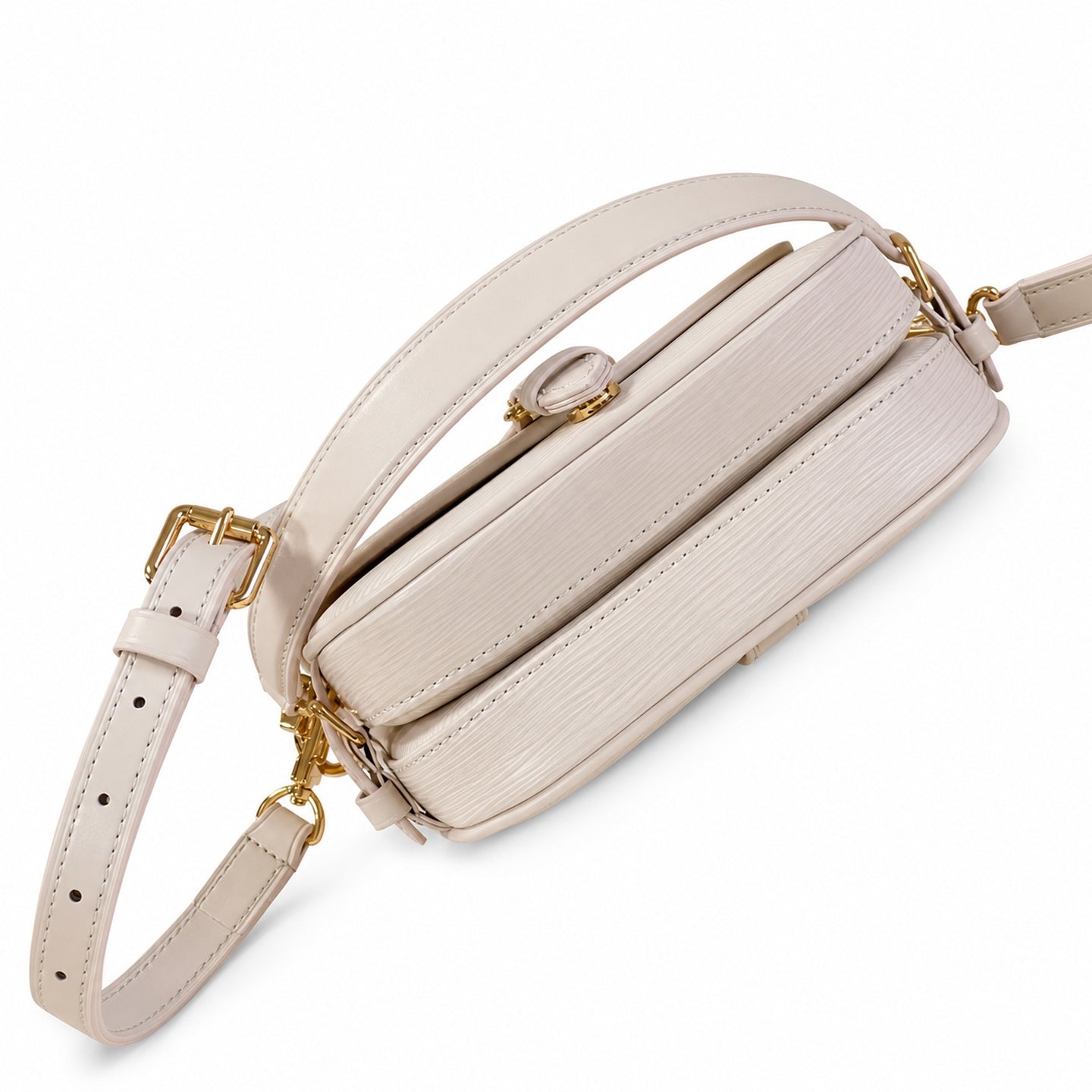 Louis Vuitton Leather White Handbag