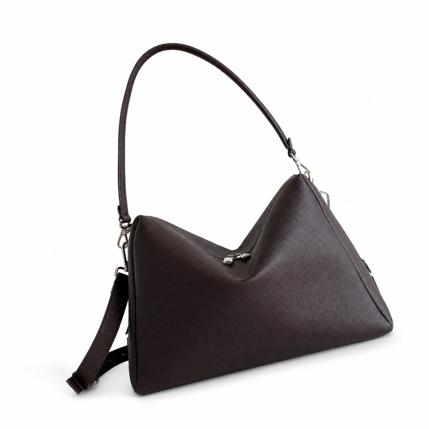 Fendi Lui Large Leather Brown Bag