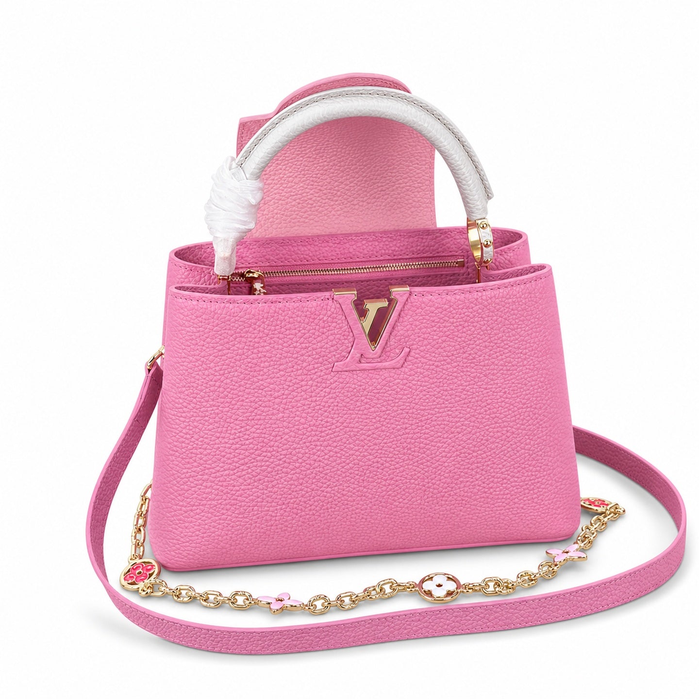 Louis Vuitton Capucines Small Pink Handbag