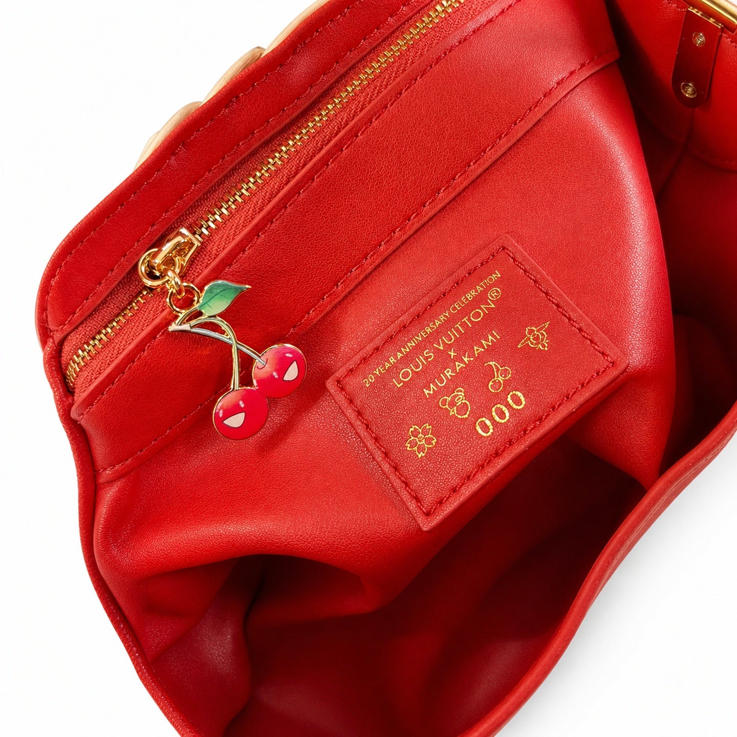 Louis Vuitton Capucines Takashi Murakami Mini Red Handbag