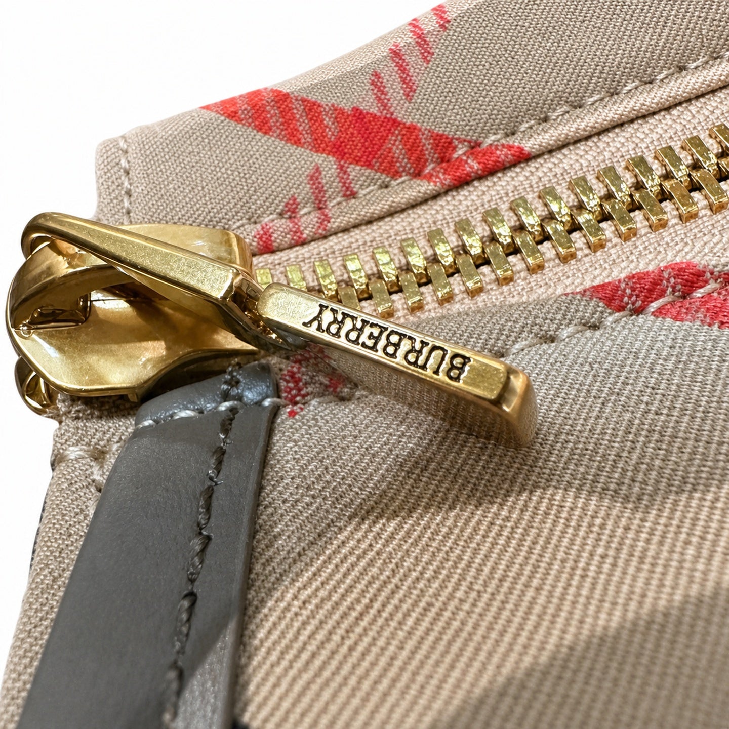 Burberry Cotton Check Messenger Bag