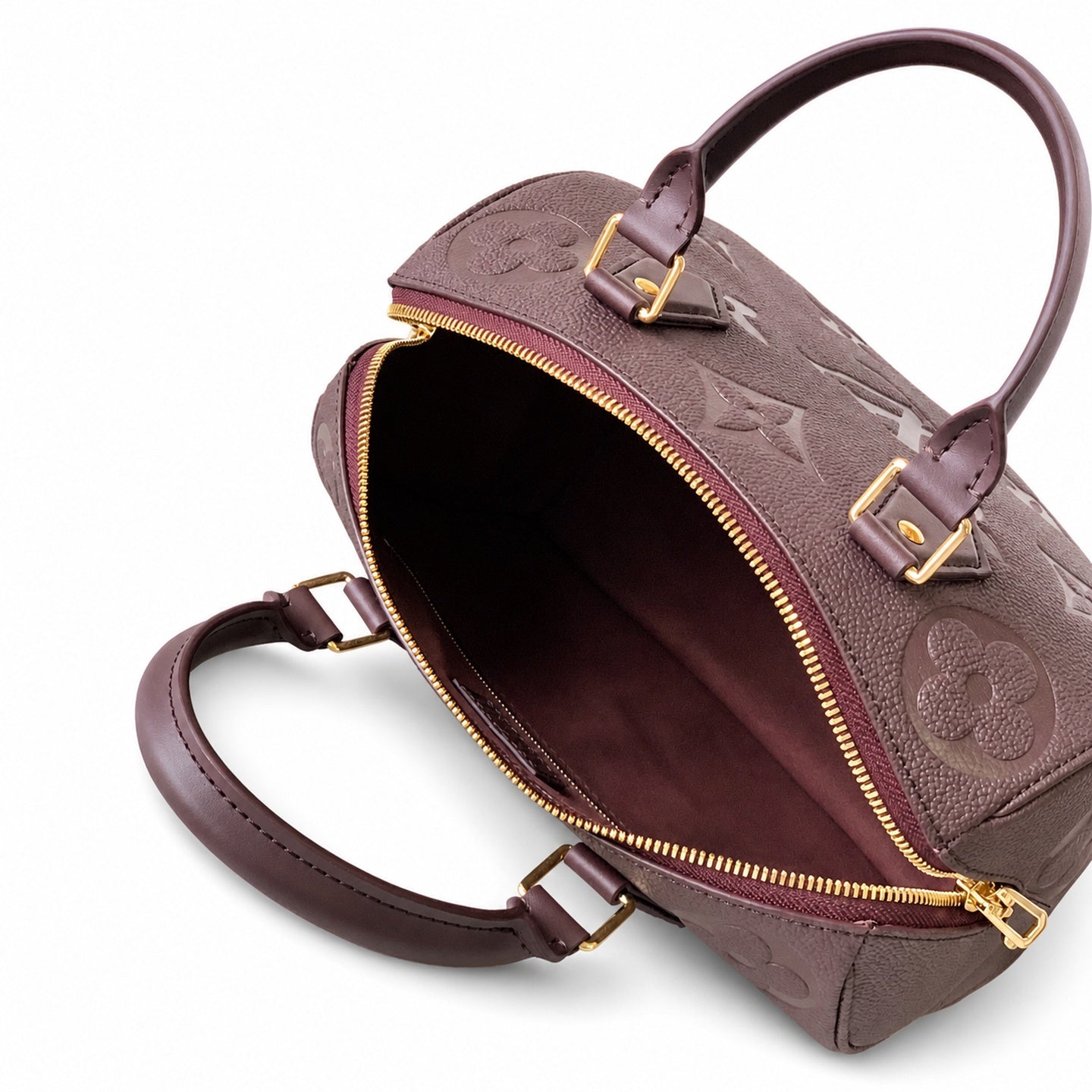 Louis Vuitton Speedy Bandouliere Leather Black Handbag