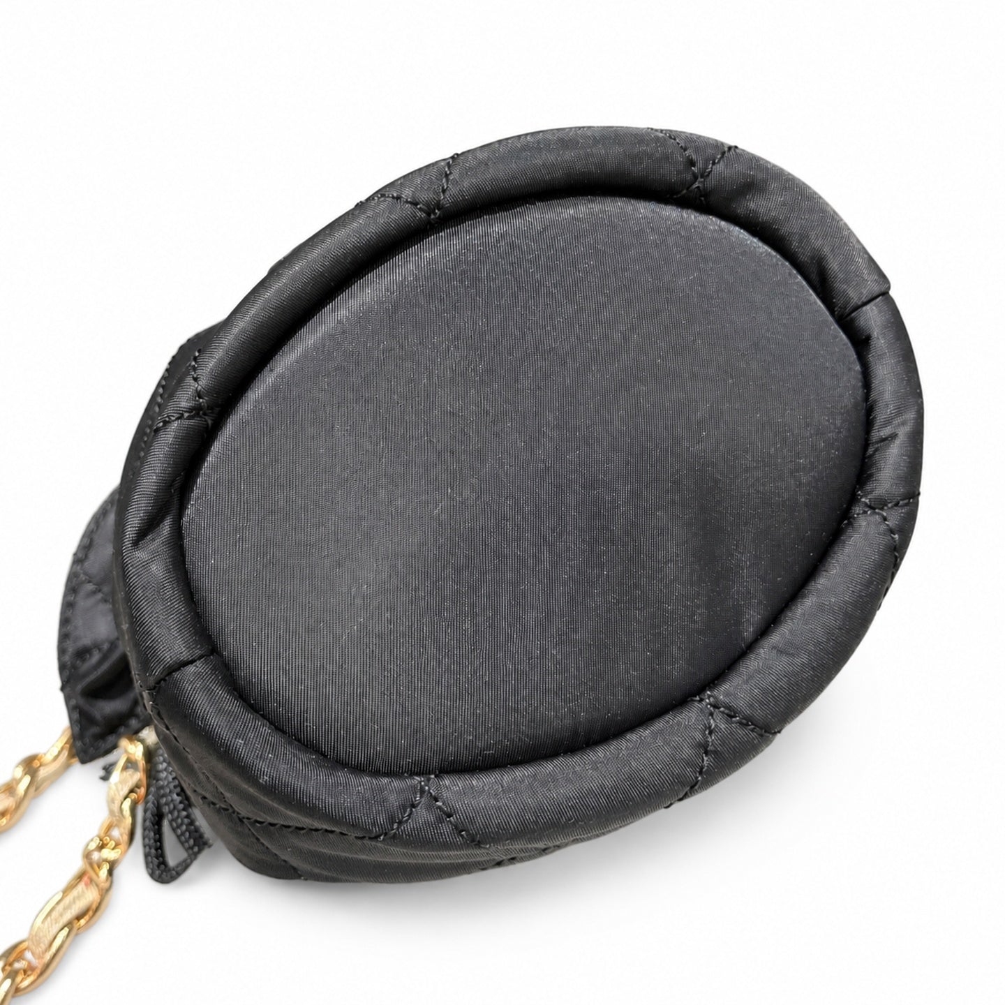 Burberry Horseshoe Quilted Leather Check Bag
