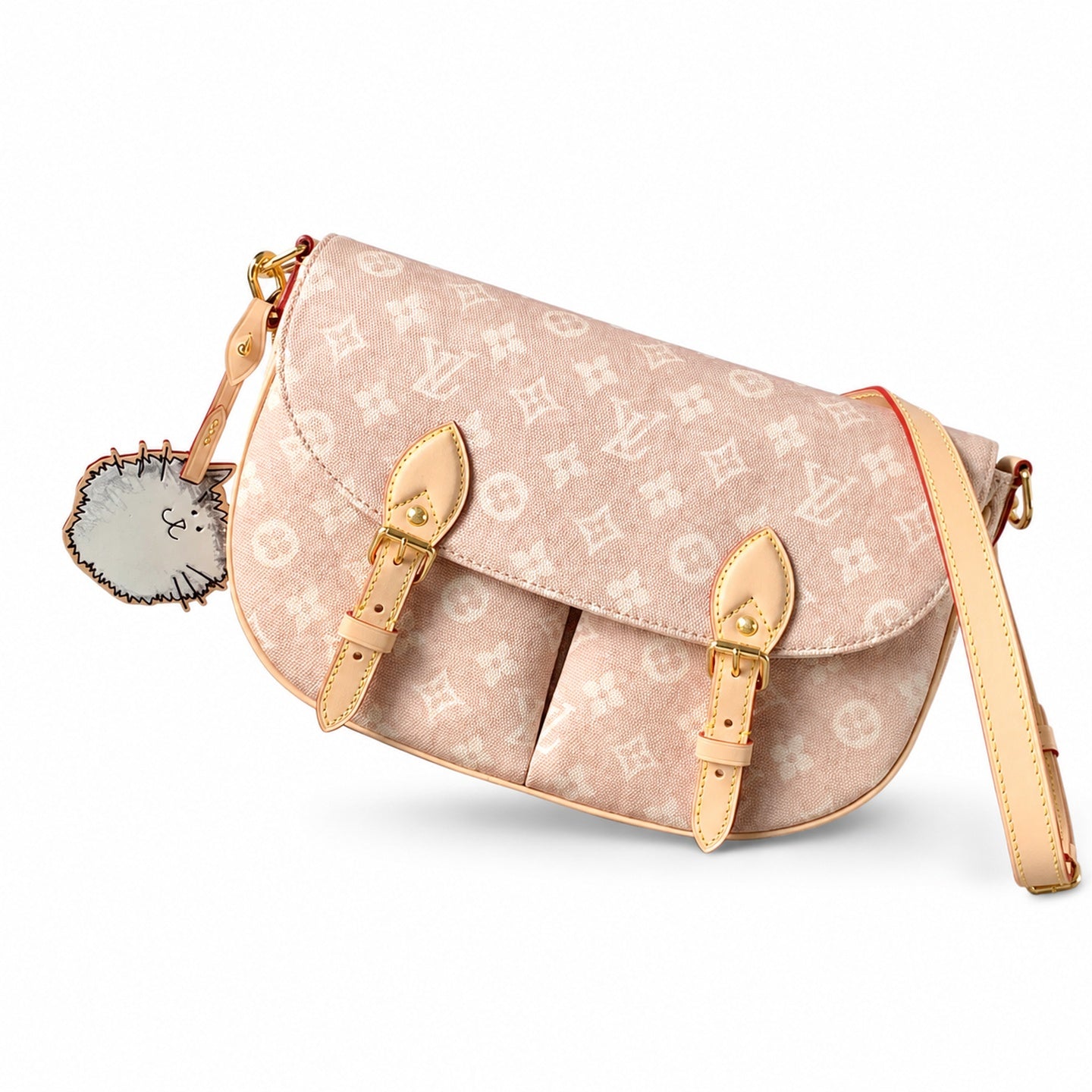 Louis Vuitton Grace Coddington Canvas Leather Handbag