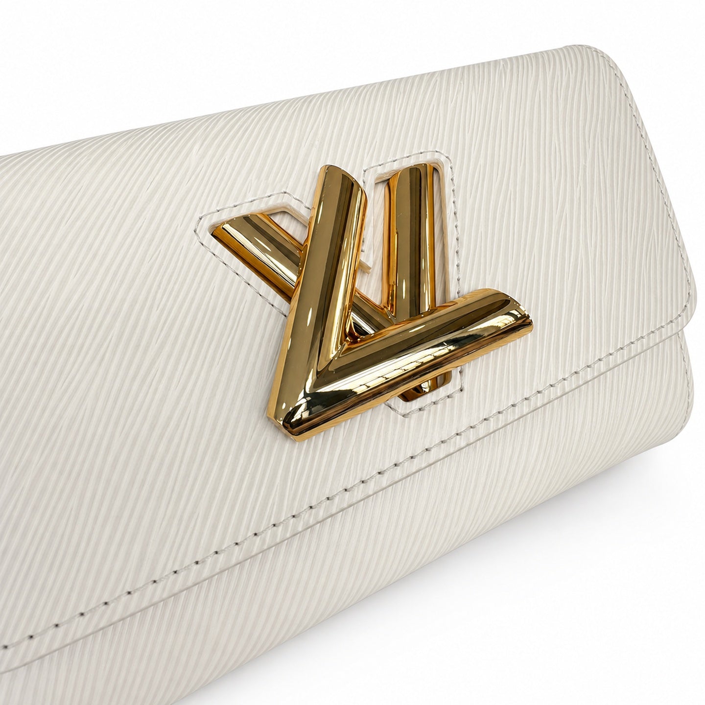 Louis Vuitton Twist Leather White Handbag