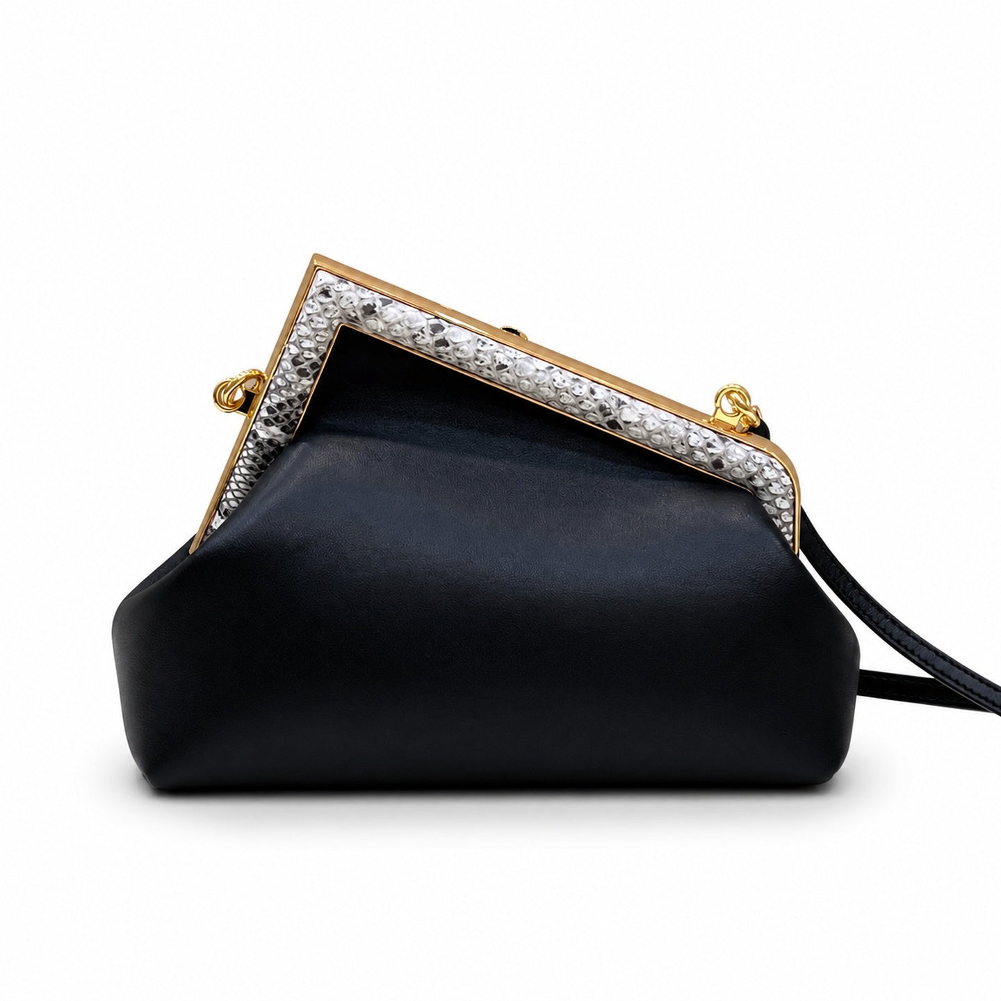 Fendi First Leather Black Bag