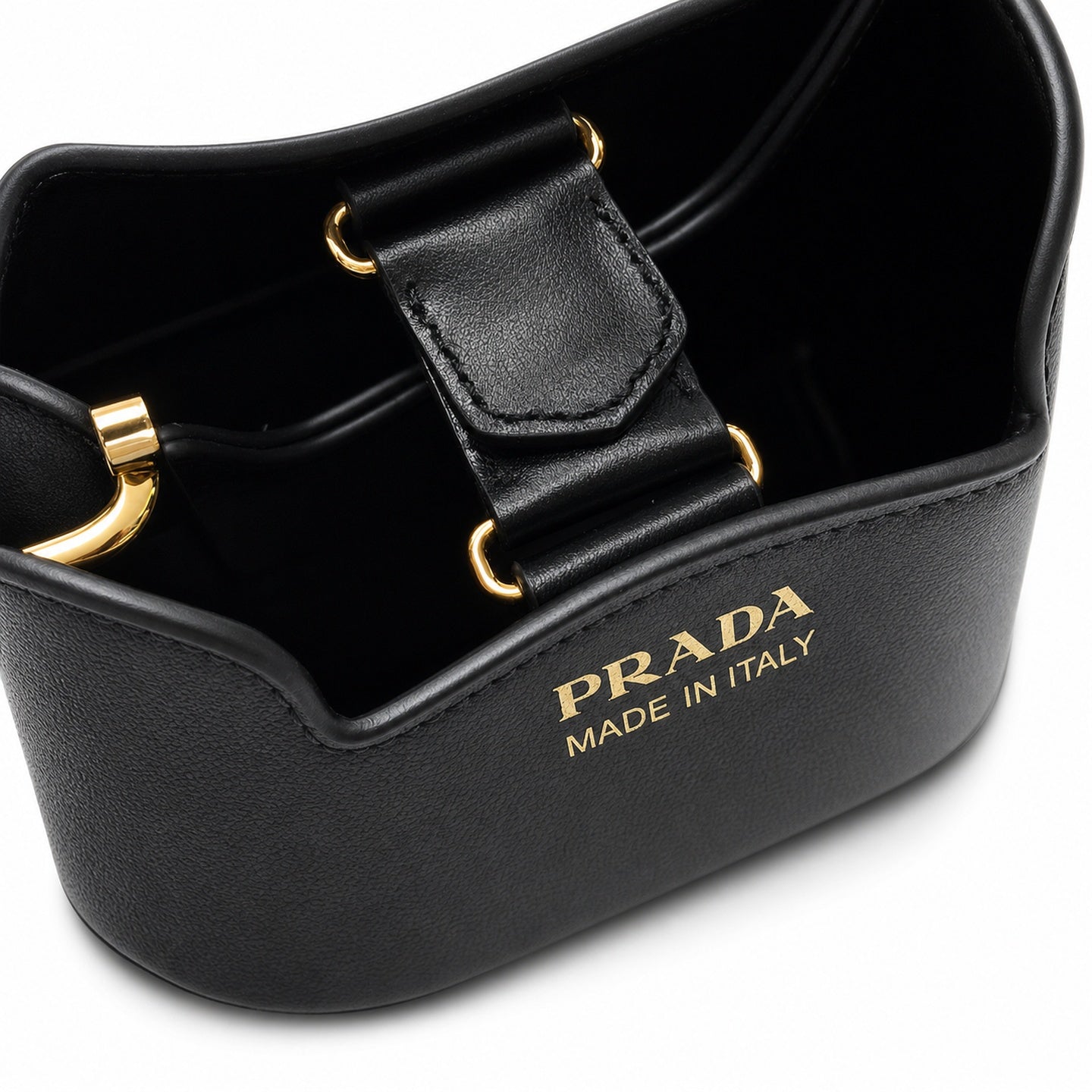 Prada Panier Leather Bucket Bag