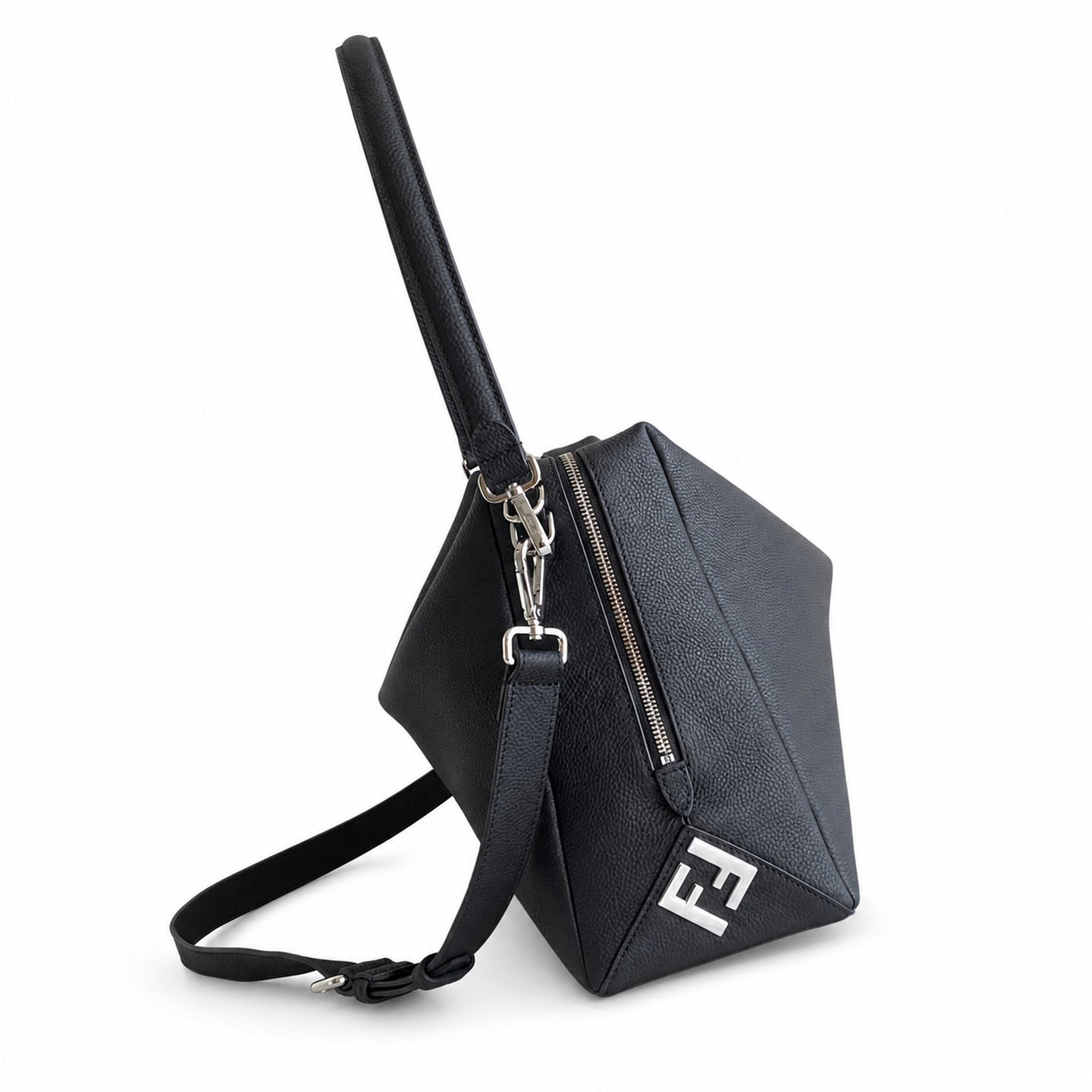 Fendi Lui Large Leather Black Bag