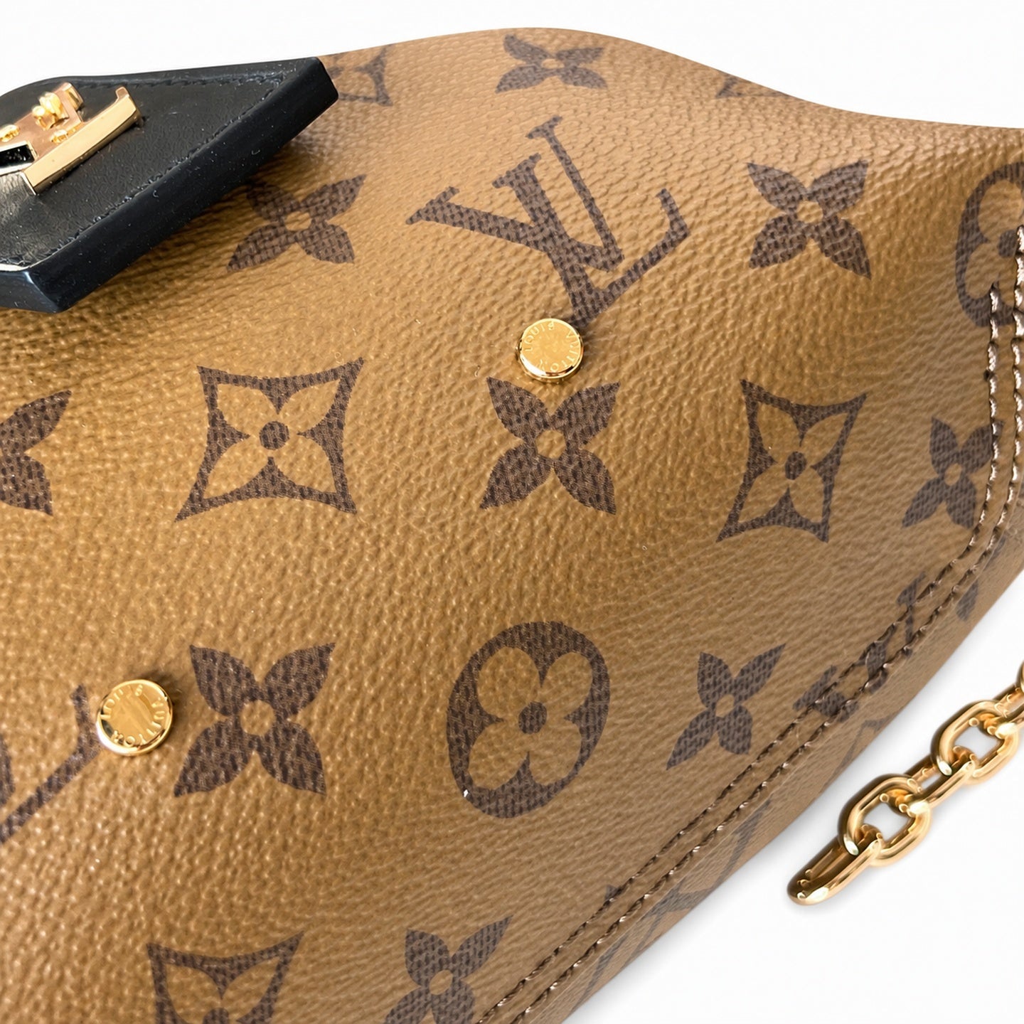 Louis Vuitton Atlantis Canvas Leather Yellow Handbag