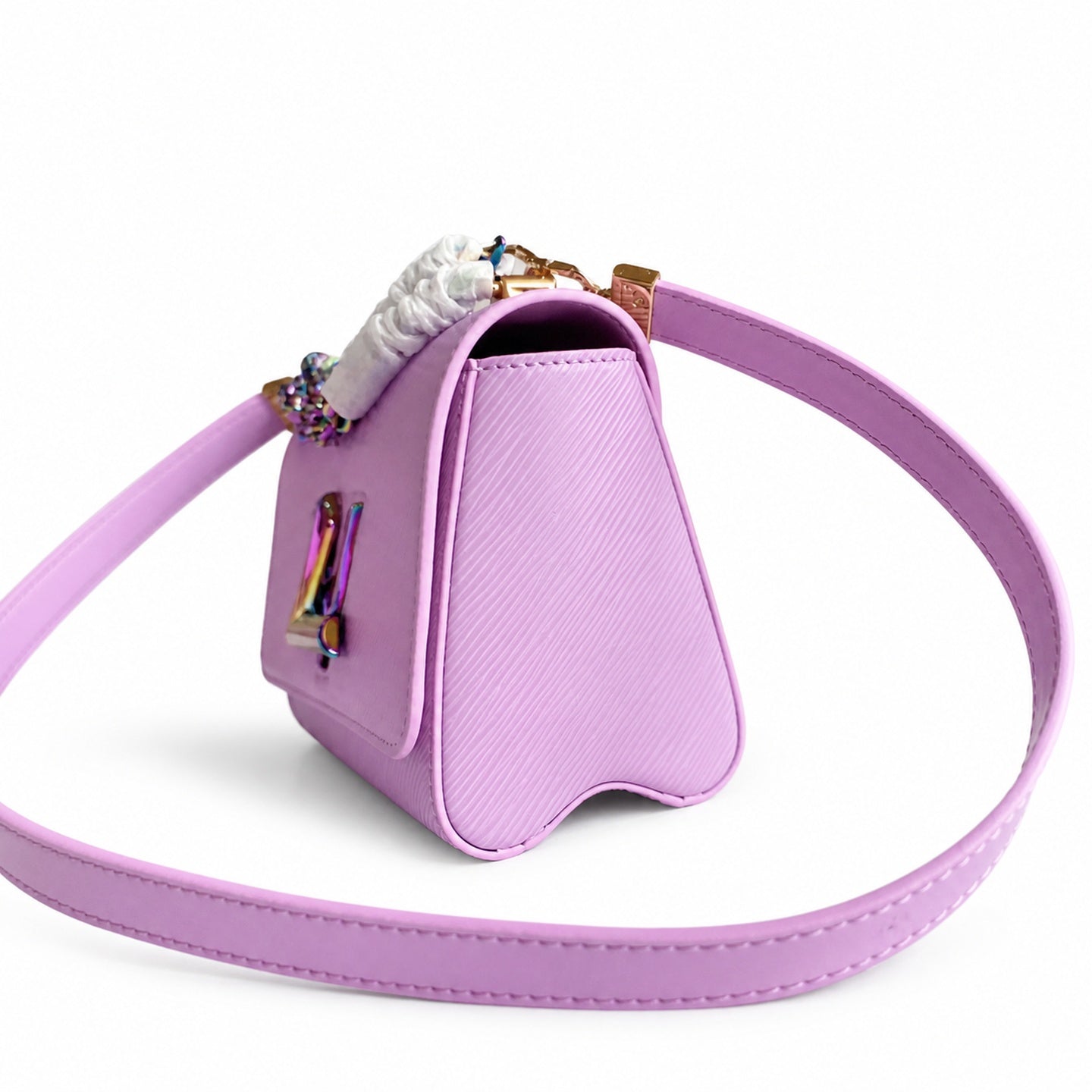 Louis Vuitton Twist Small Leather Purple Handbag