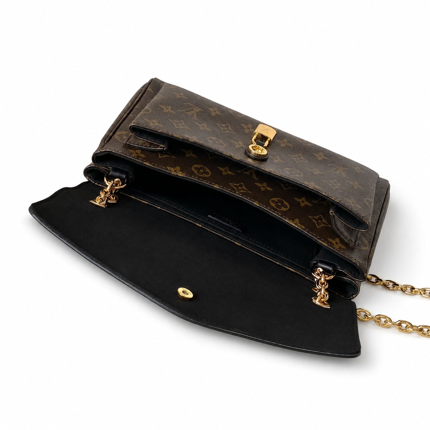 Louis Vuitton Large Canvas Leather Handbag