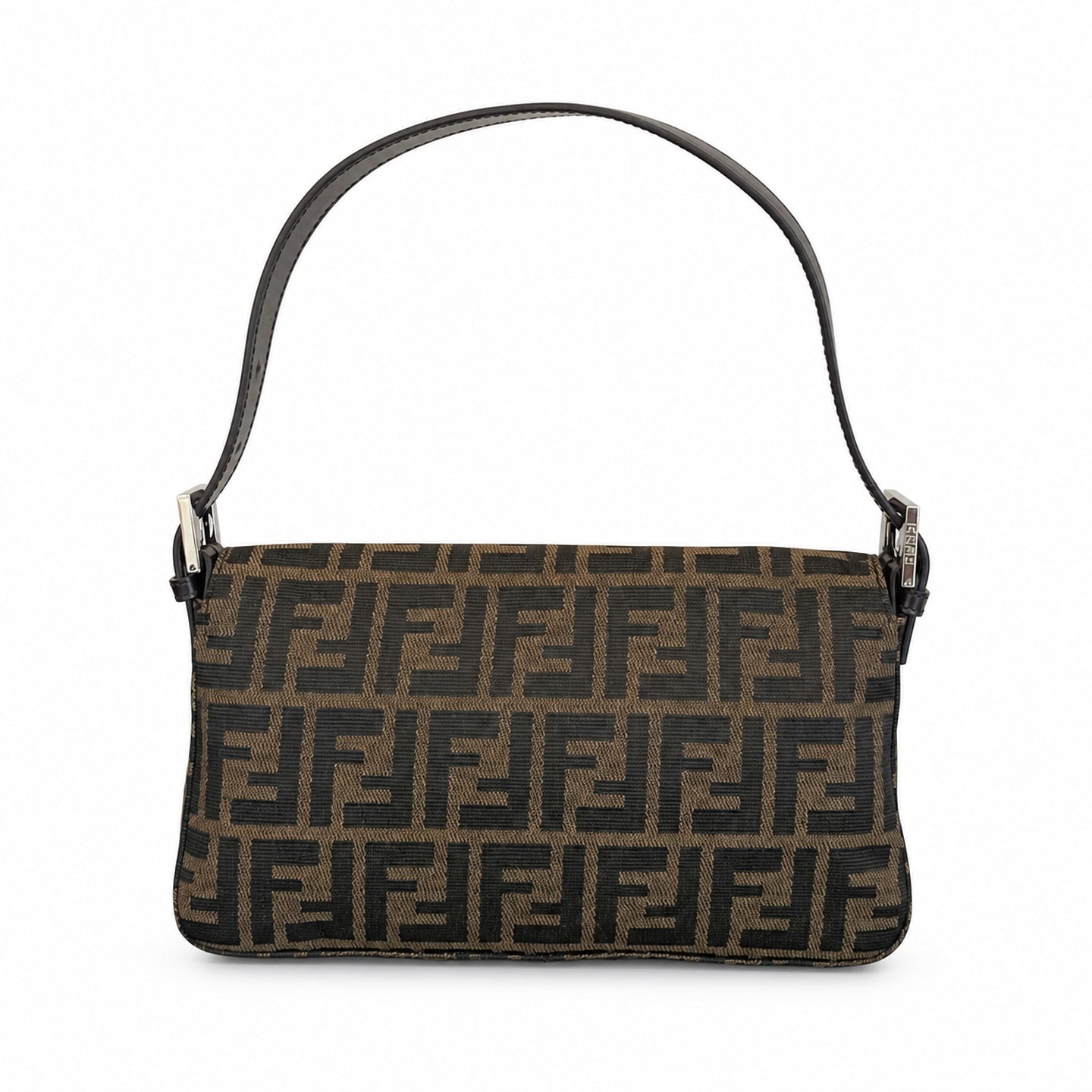 Fendi Baguette Small Silver Bag