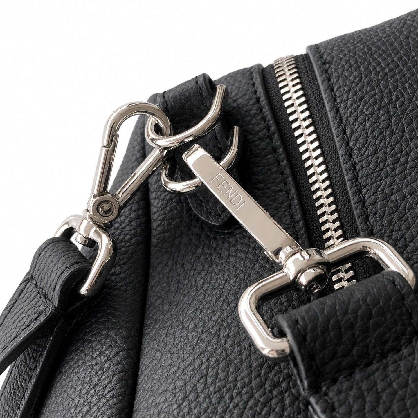 Fendi Lui Large Leather Black Bag