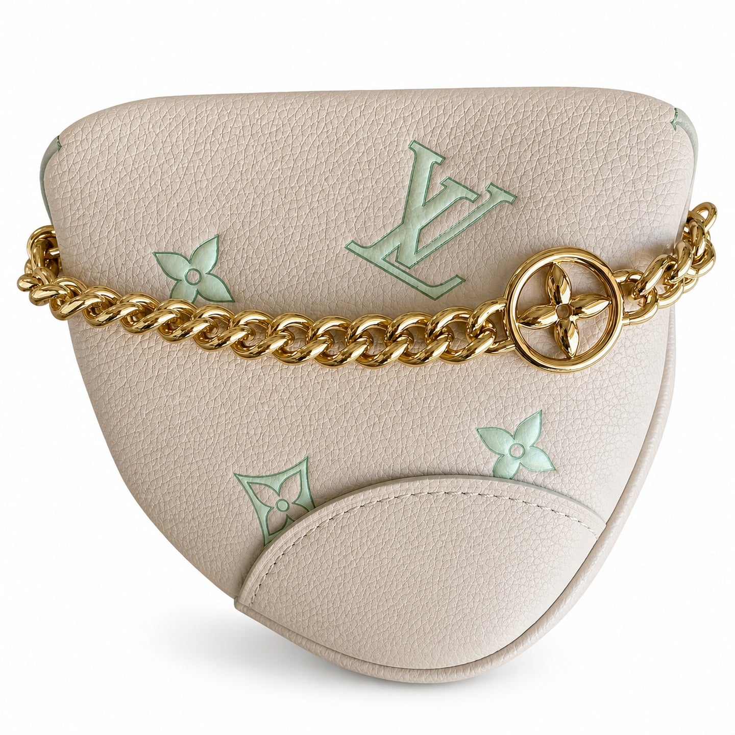 Louis Vuitton Boulogne Leather Green Handbag
