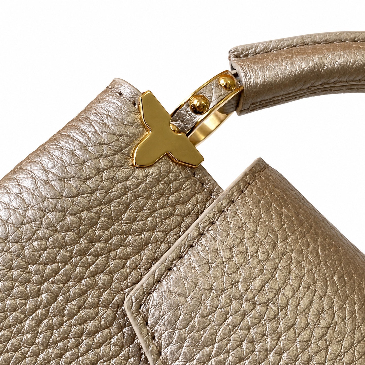 Louis Vuitton Capucines Mini Leather Handbag