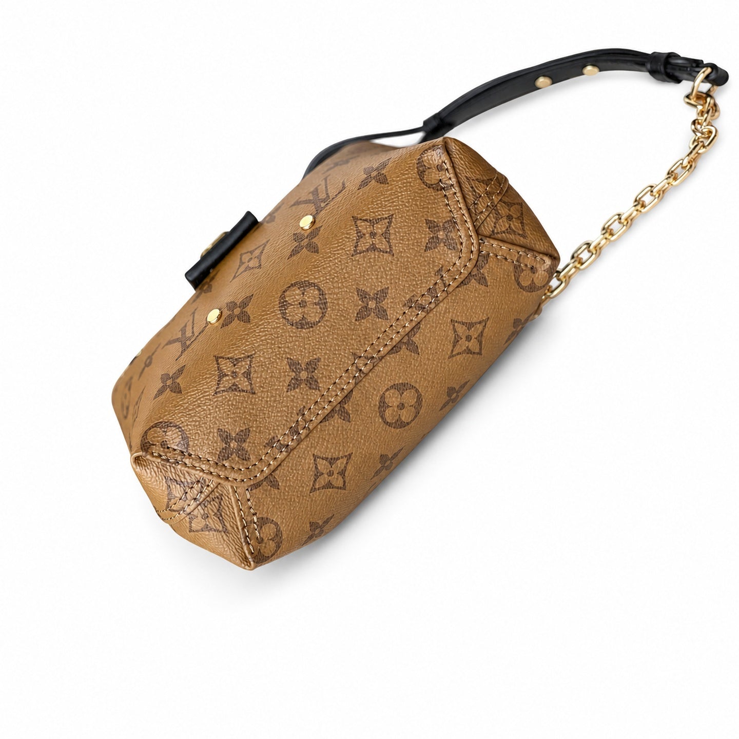 Louis Vuitton Atlantis Canvas Leather Yellow Handbag