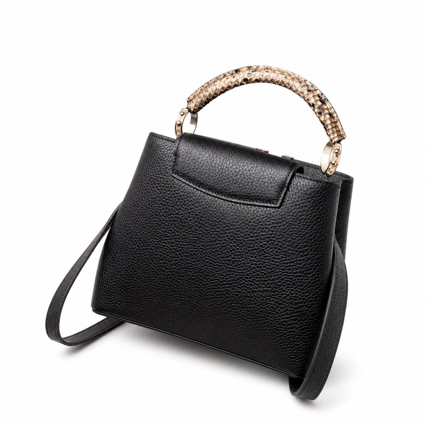 Louis Vuitton Capucines Small Snakeskin Leather Handbag