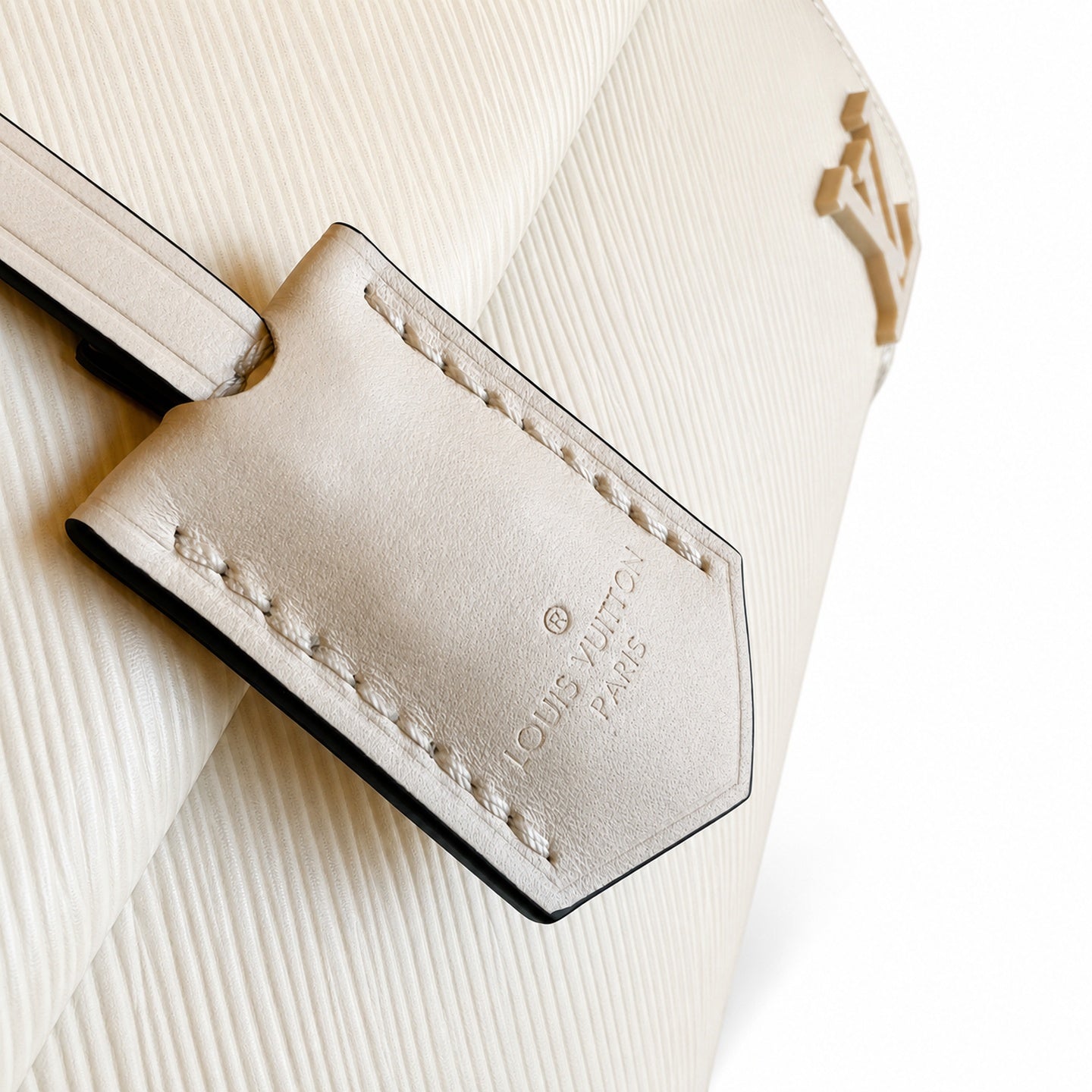 Louis Vuitton Mini Jacquard Leather White Handbag