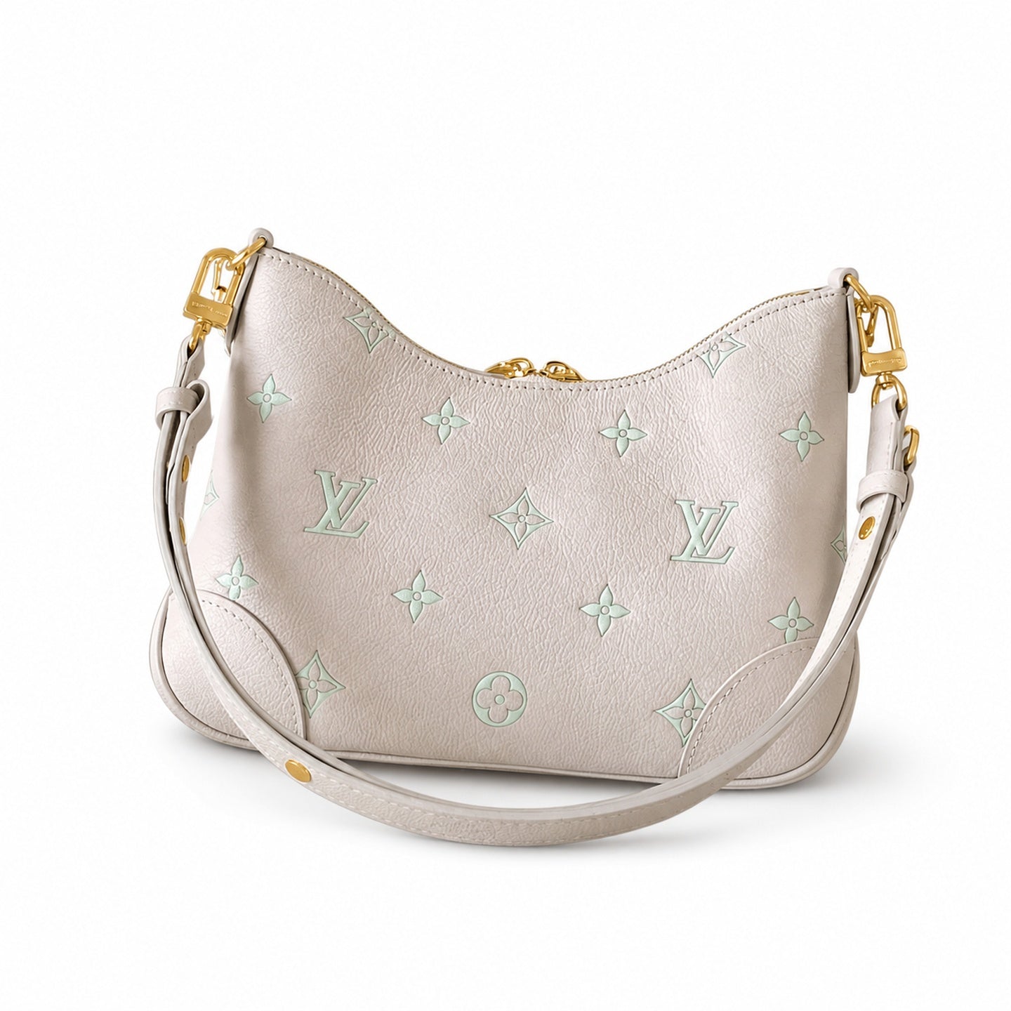 Louis Vuitton Boulogne Leather Green Handbag