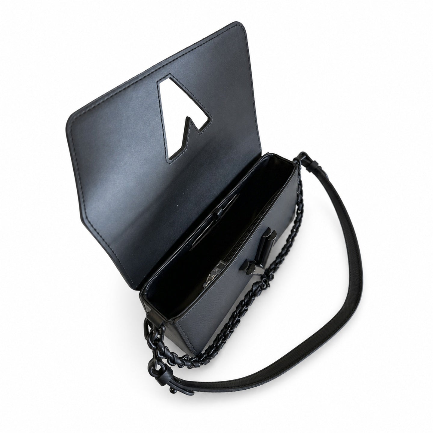 Louis Vuitton Twist Leather Black Handbag