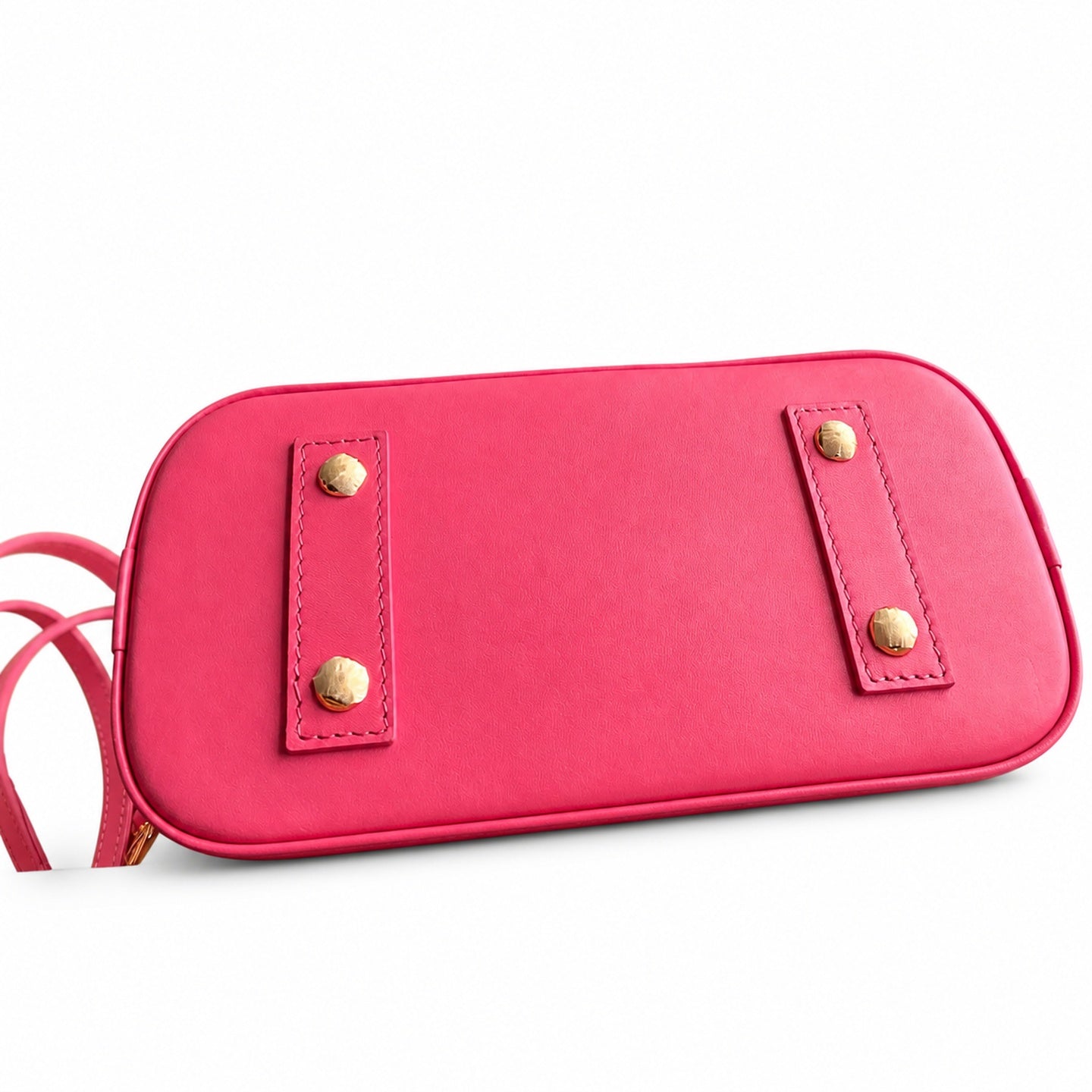 Louis Vuitton Alma Embroidered Leather Red Handbag