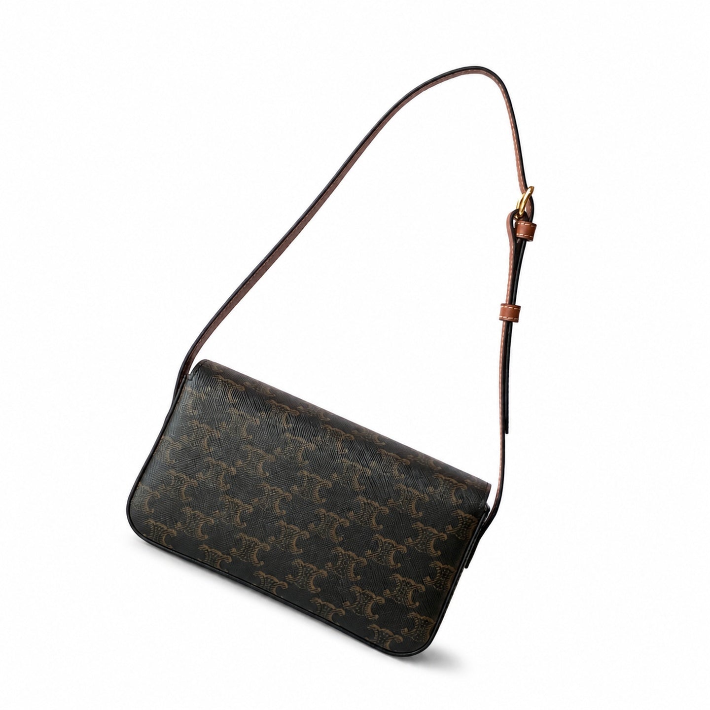Celine Leather Black White Pink Bag