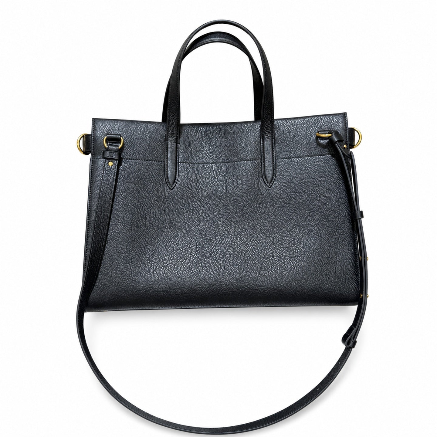 Burberry Cotswolds Cotton Leather Check Tote Bag